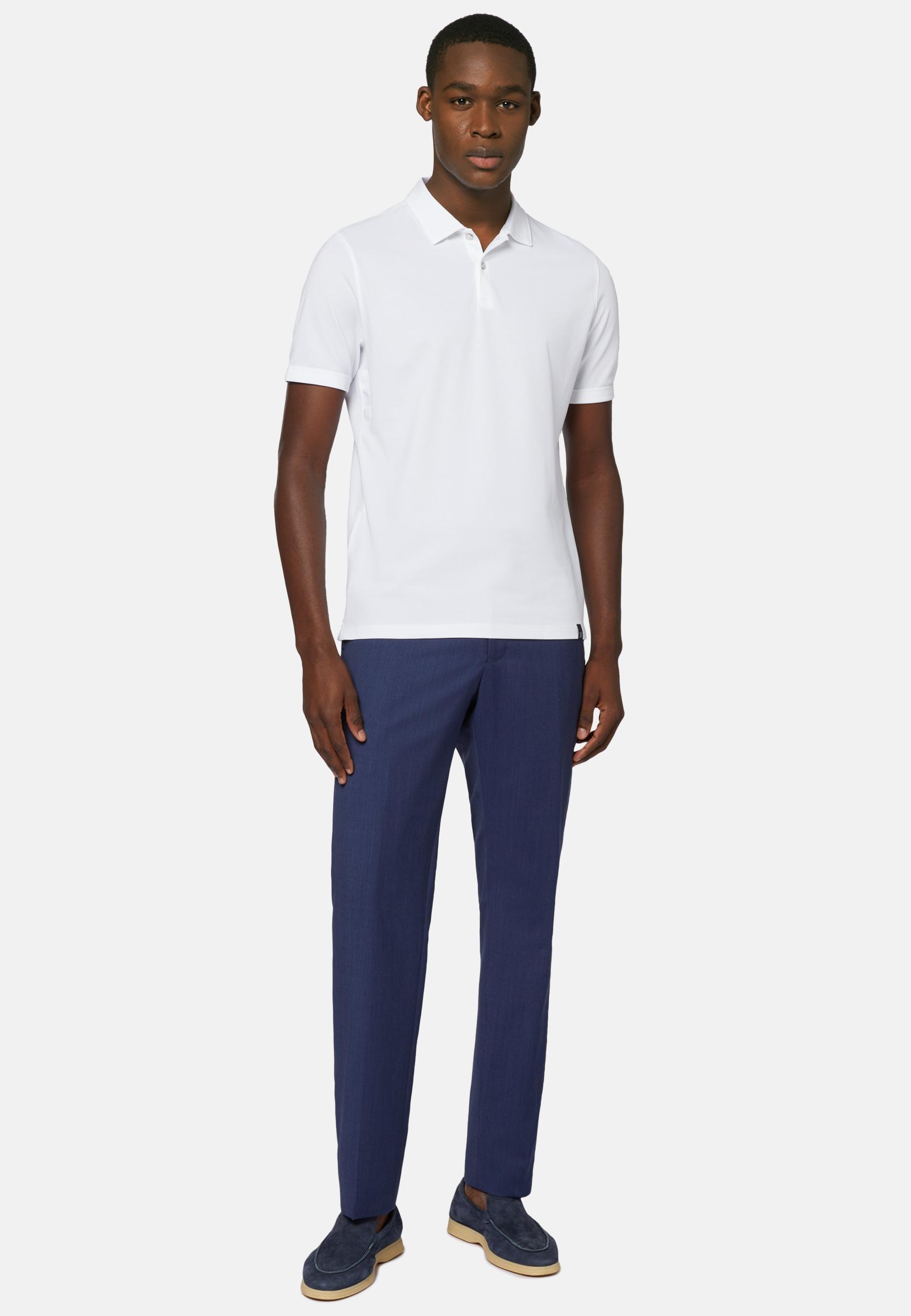 B-Aria Wool Trousers Navy, , large image number 1