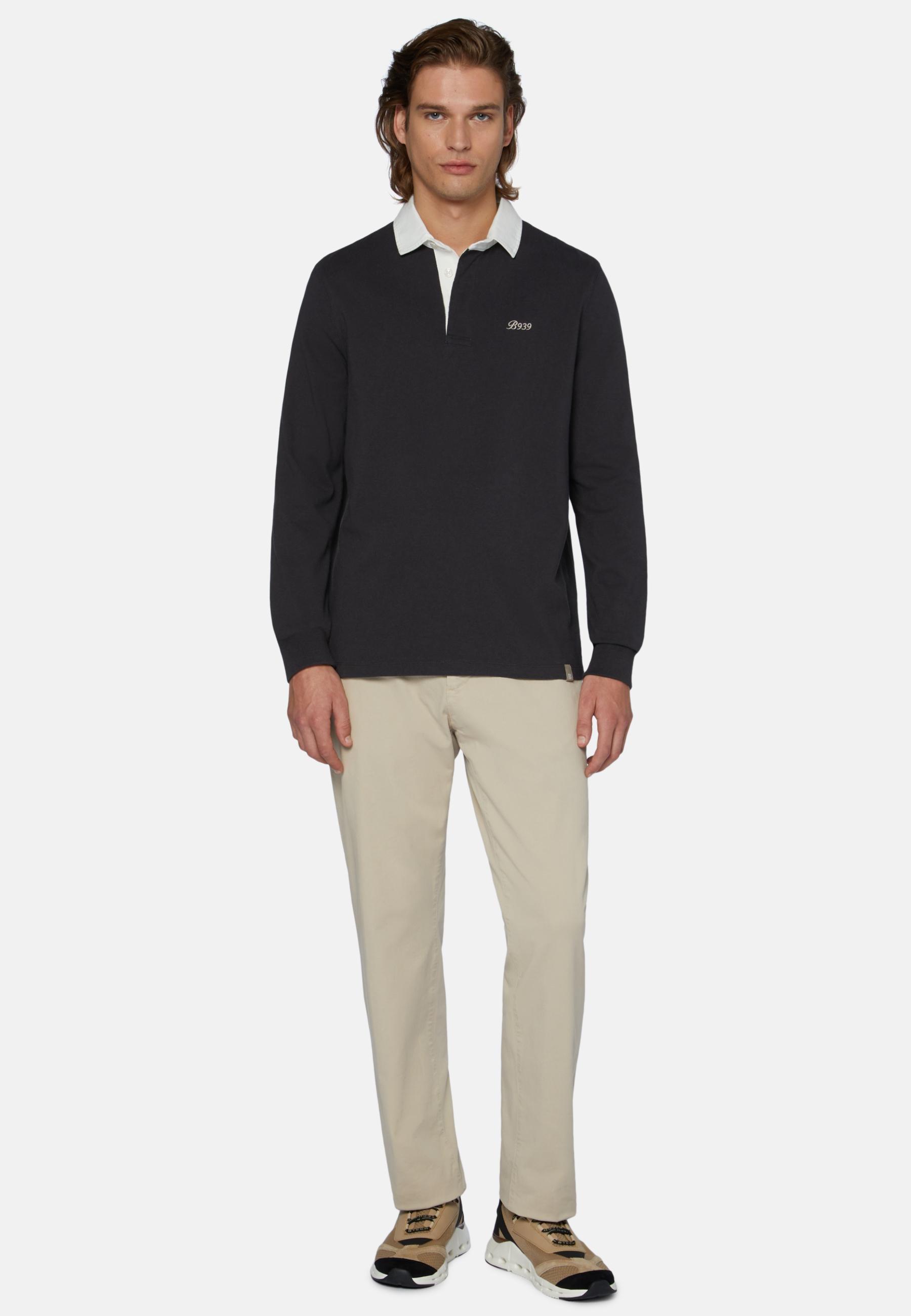 Stretch Cotton Trousers Beige, Beige, large image number 2