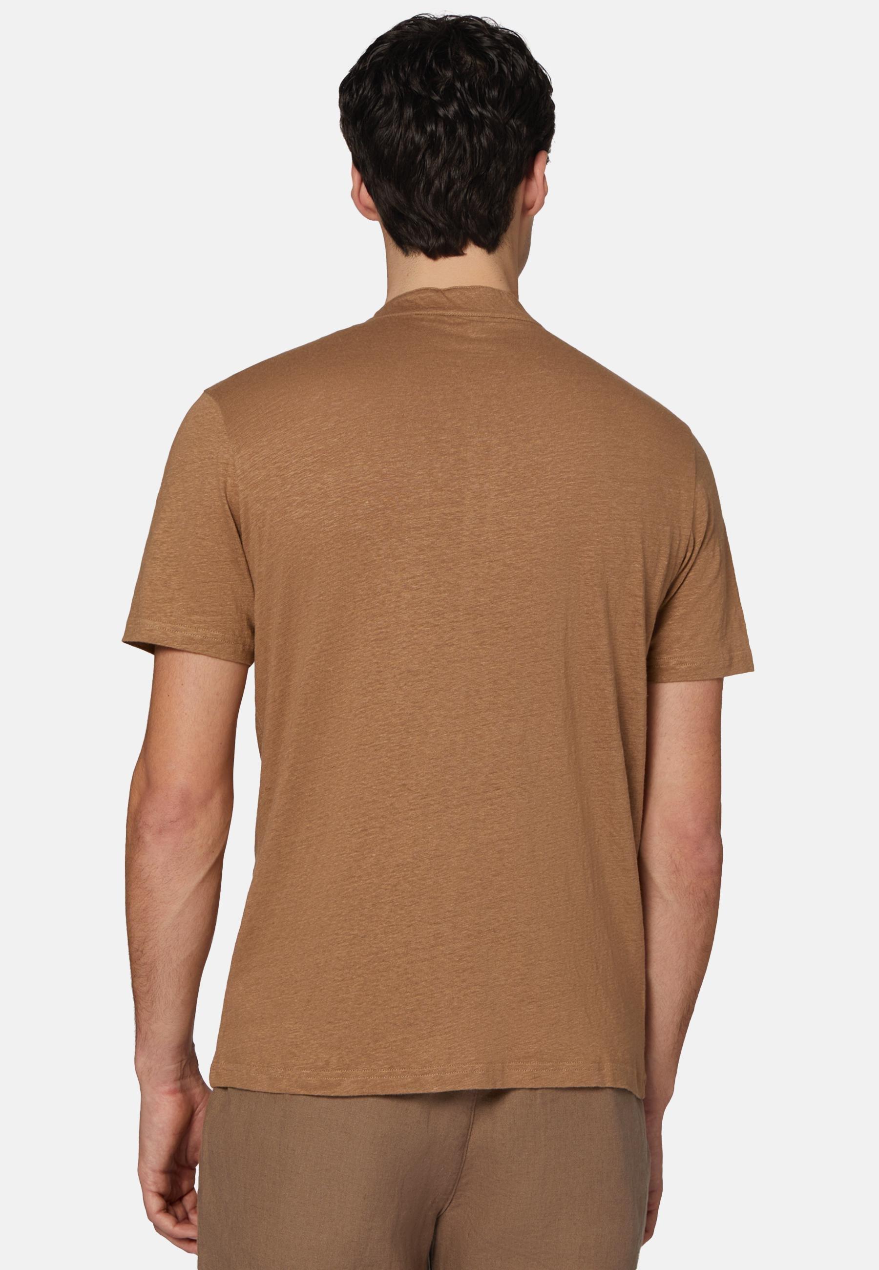 Sustainable High-Performance Jersey Polo Shirt Brown, Hazelnut, large image number 4