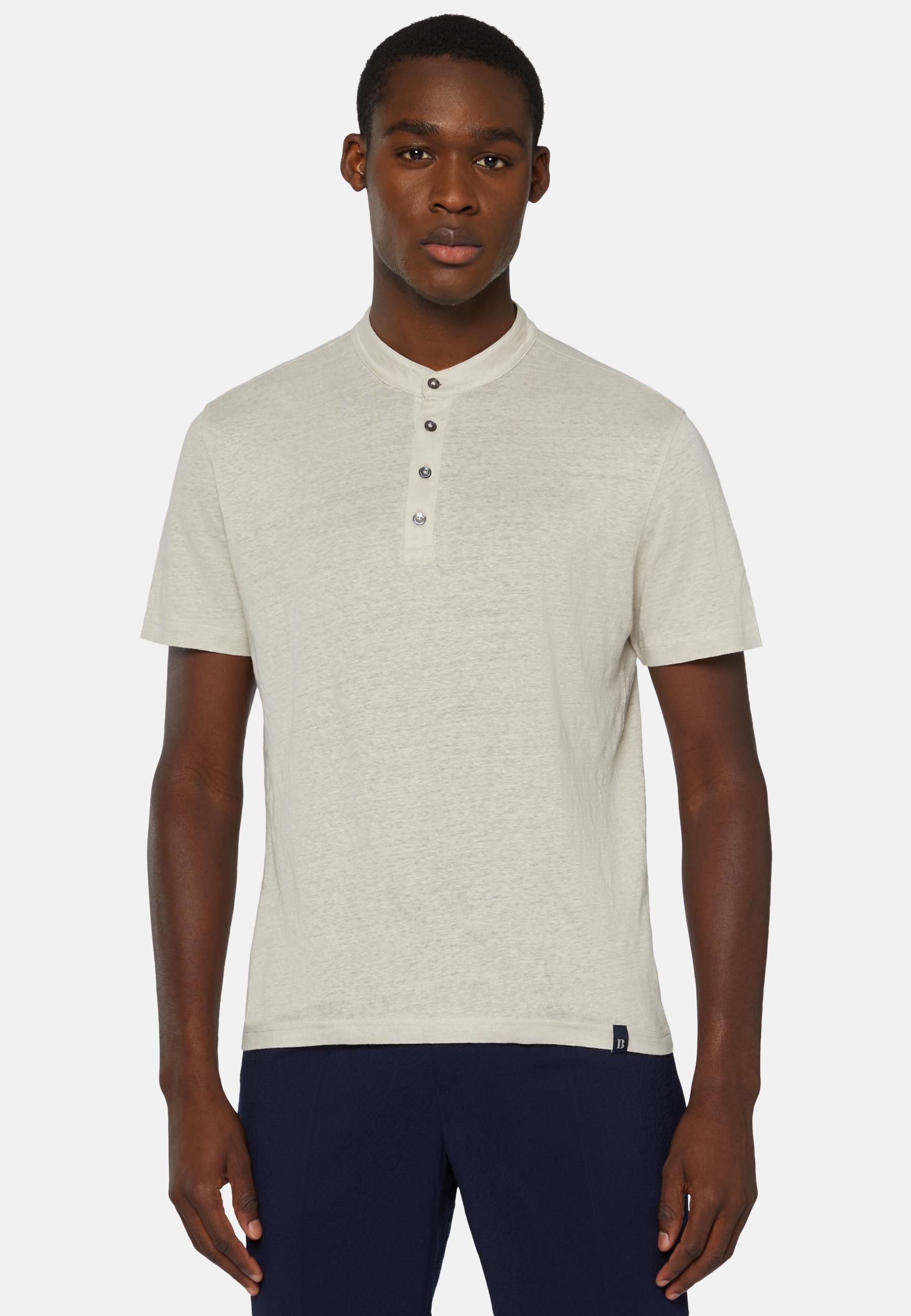 Sustainable High-Performance Jersey Polo Shirt Beige, Sand, large image number 0