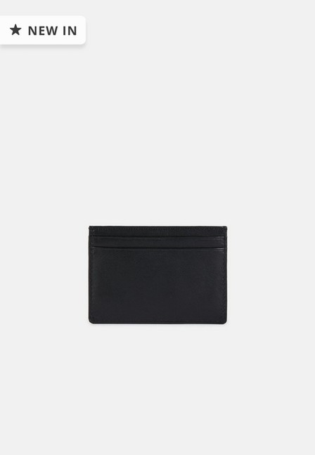 Boggi Milano - Black Leather Credit Card Holder