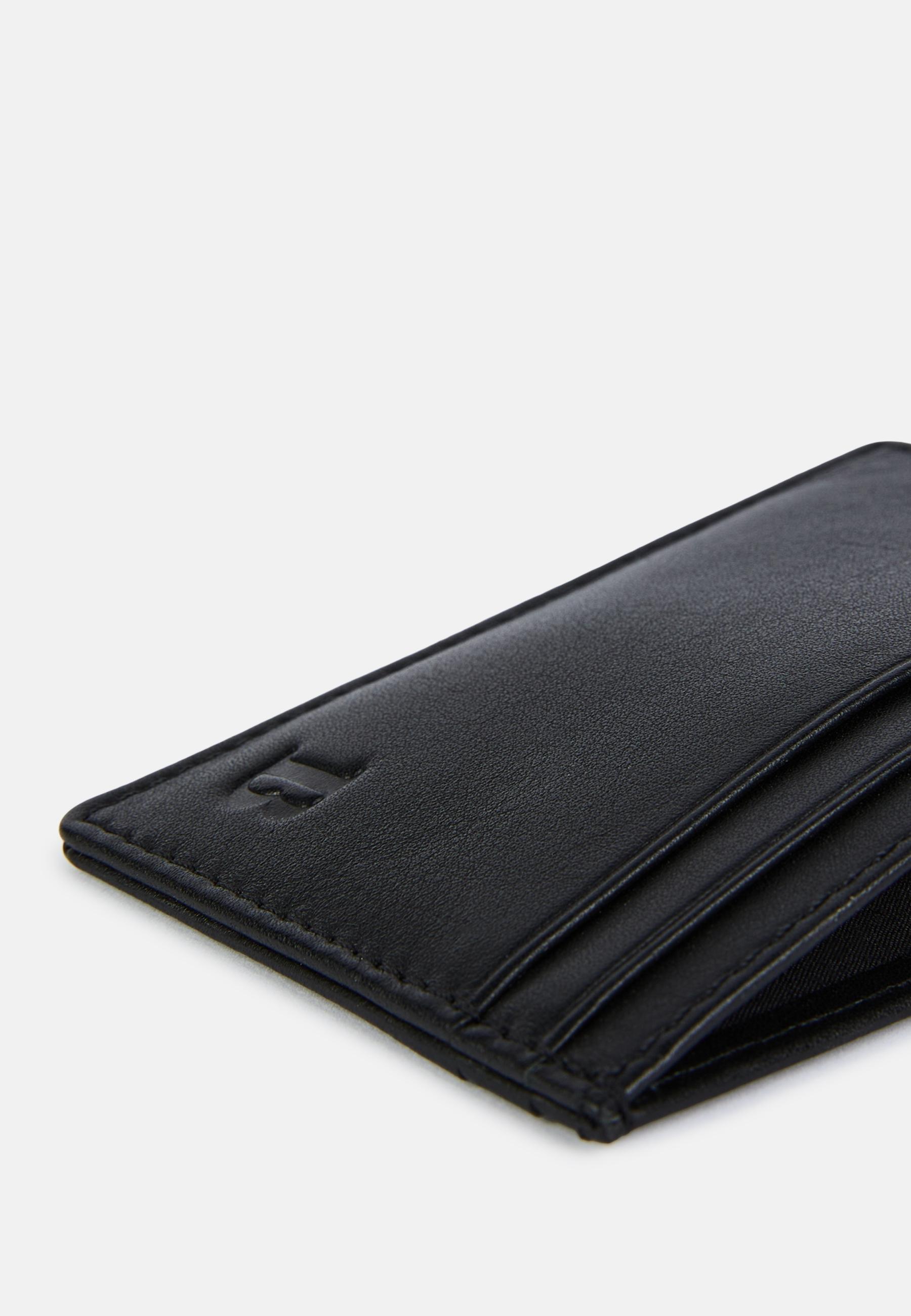 Boggi Milano - Black Leather Credit Card Holder