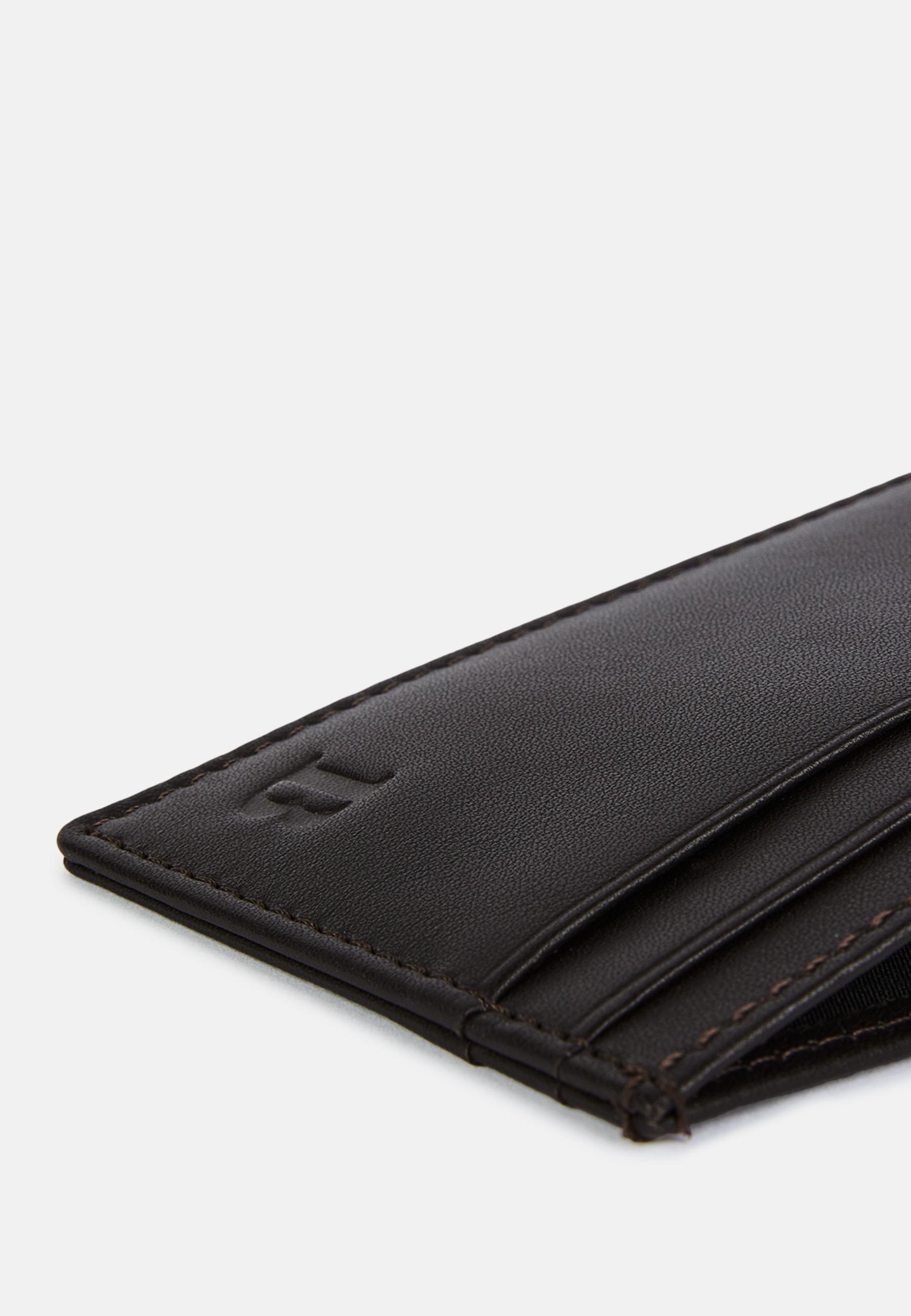 Boggi Milano - Brown Leather Credit Card Holder