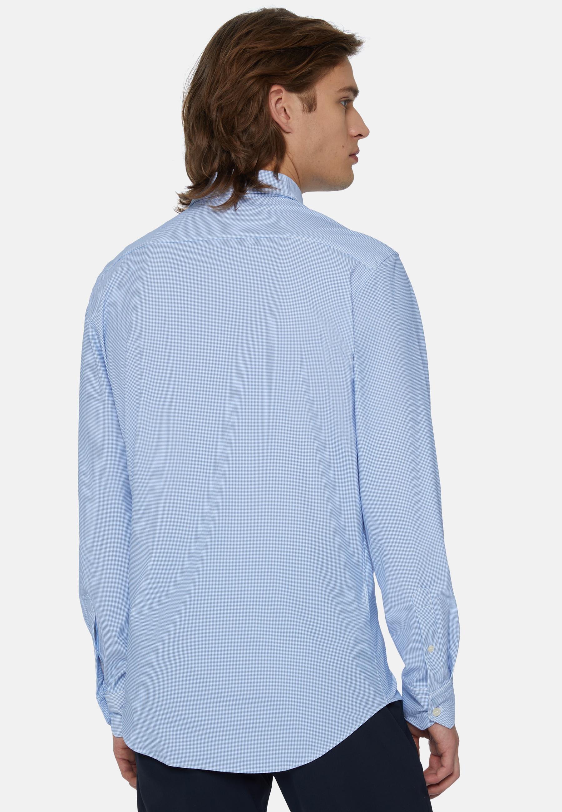 Shirt In Stretch Nylon Blue, Light Blue, large image number 2