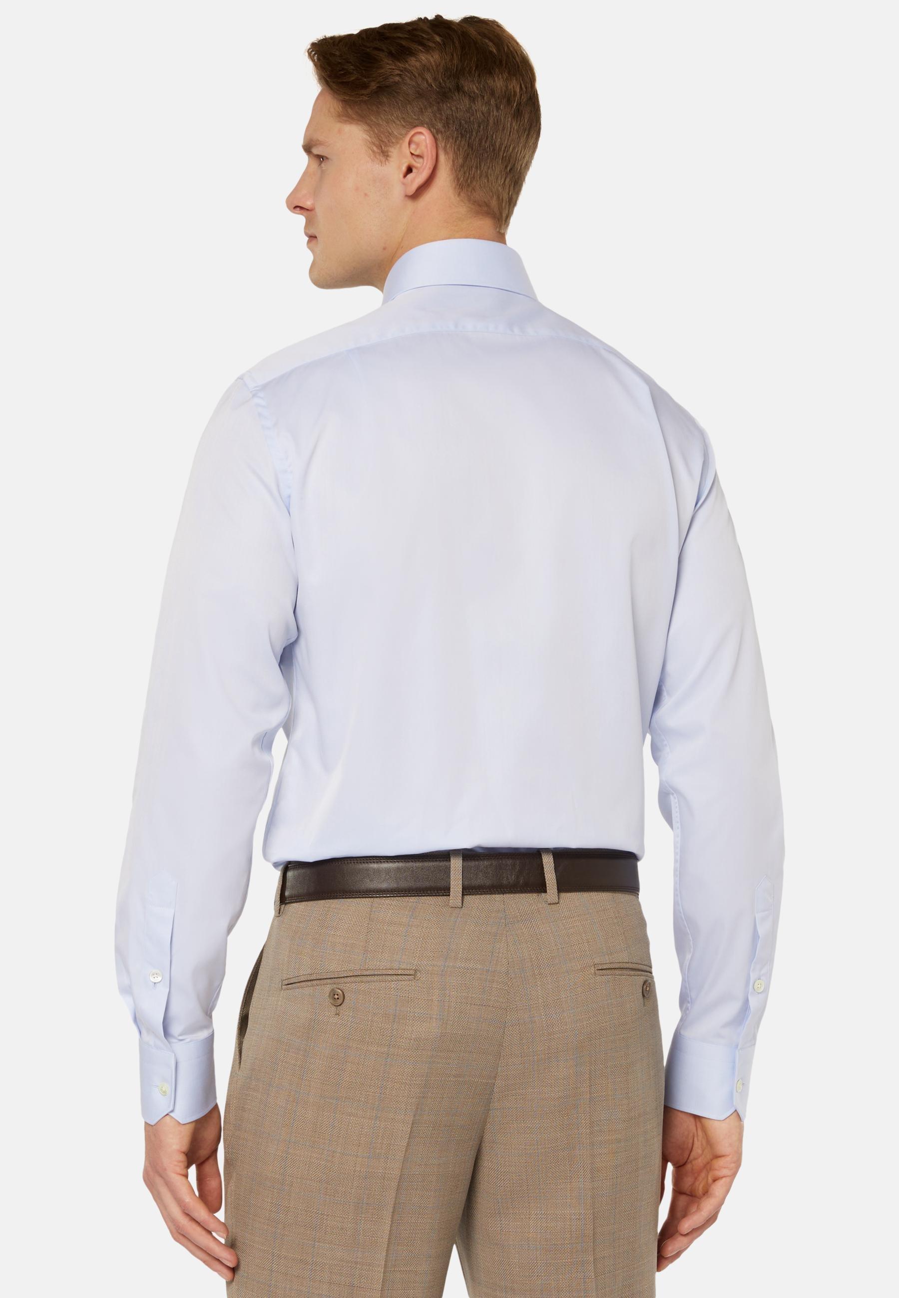 Cotton Twill Shirt Blue, Light Blue, medium