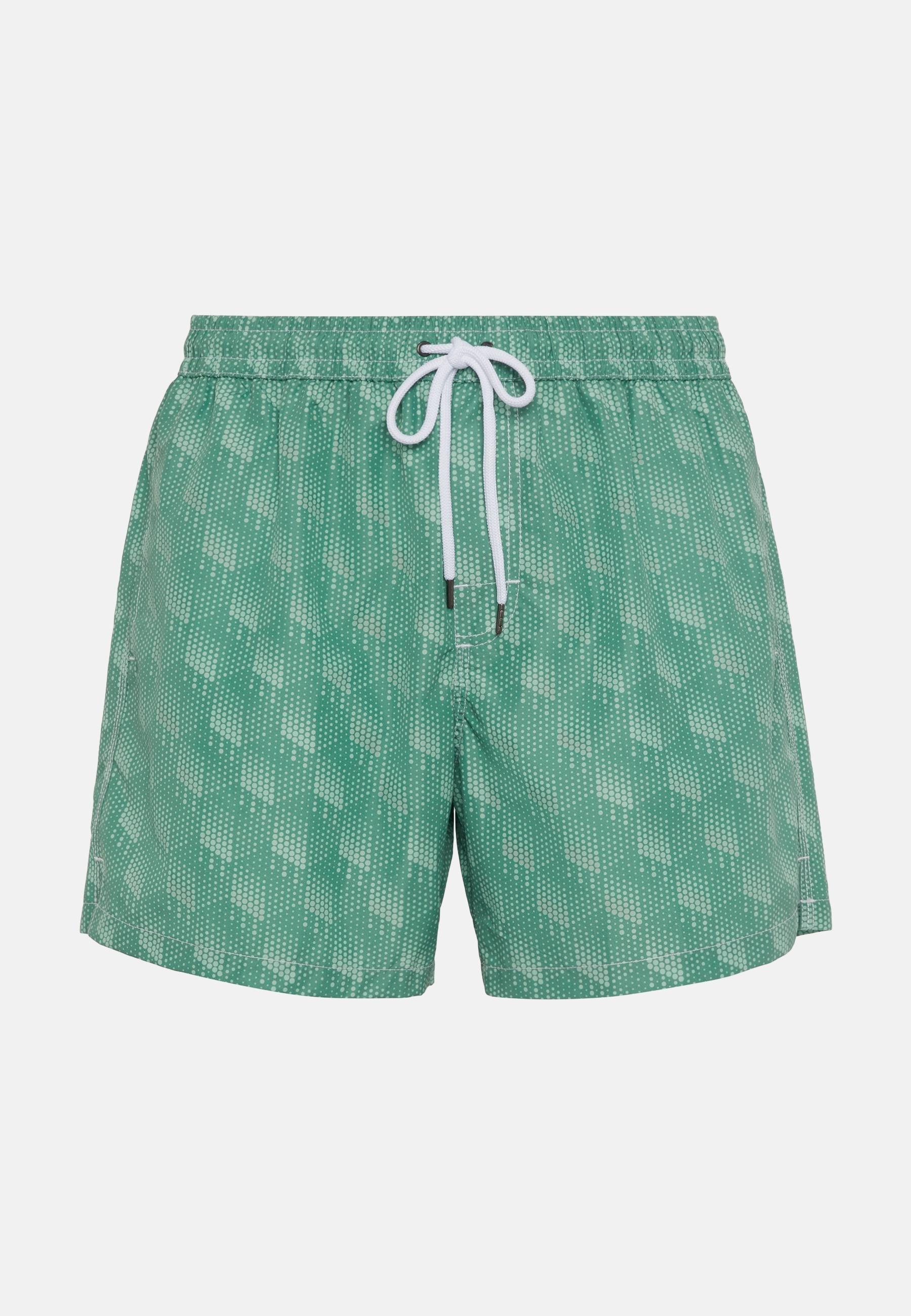 Polka Dot Print Swimsuit Green, , large image number 2