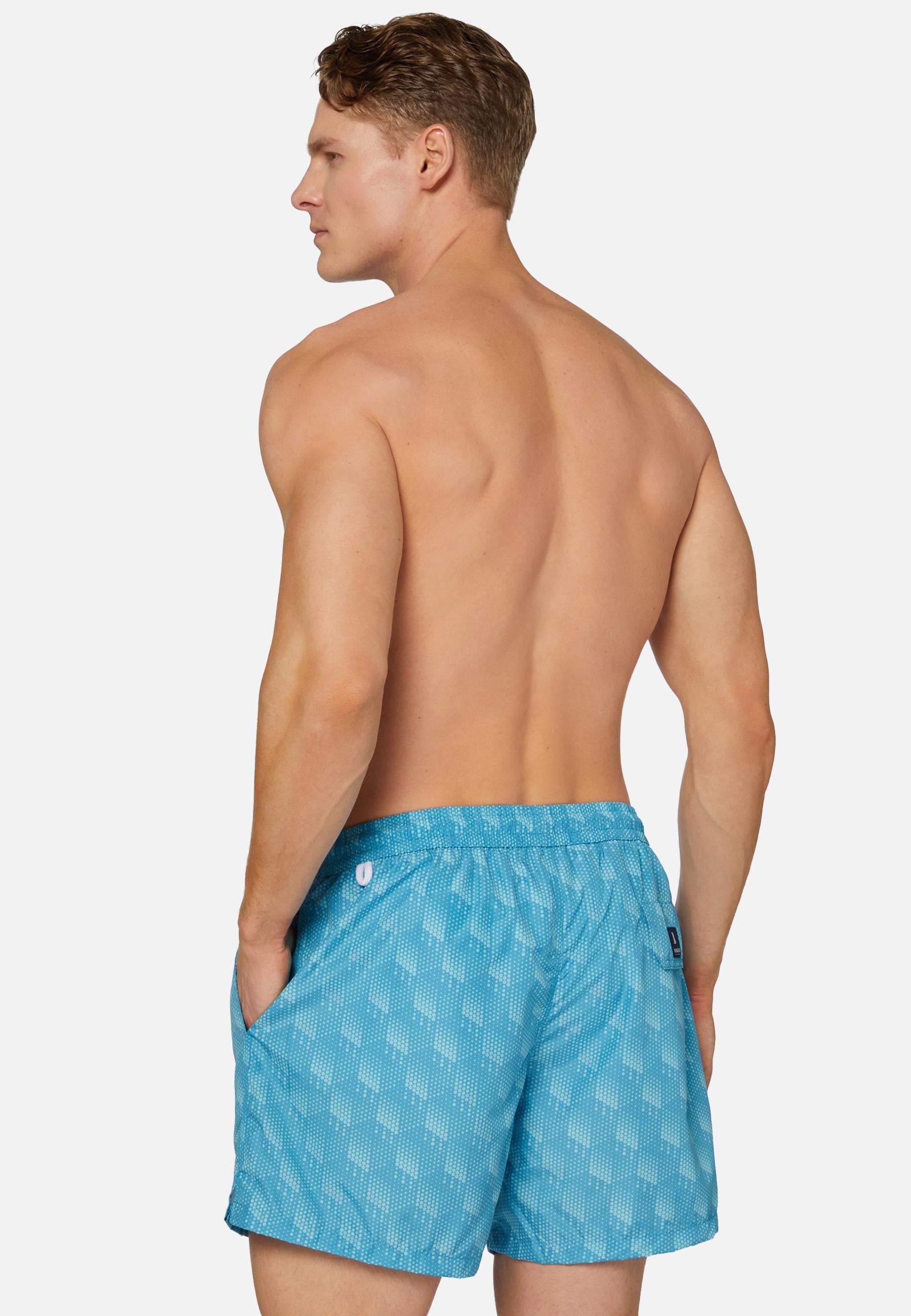 Polka Dot Print Swimsuit Blue, , large image number 1