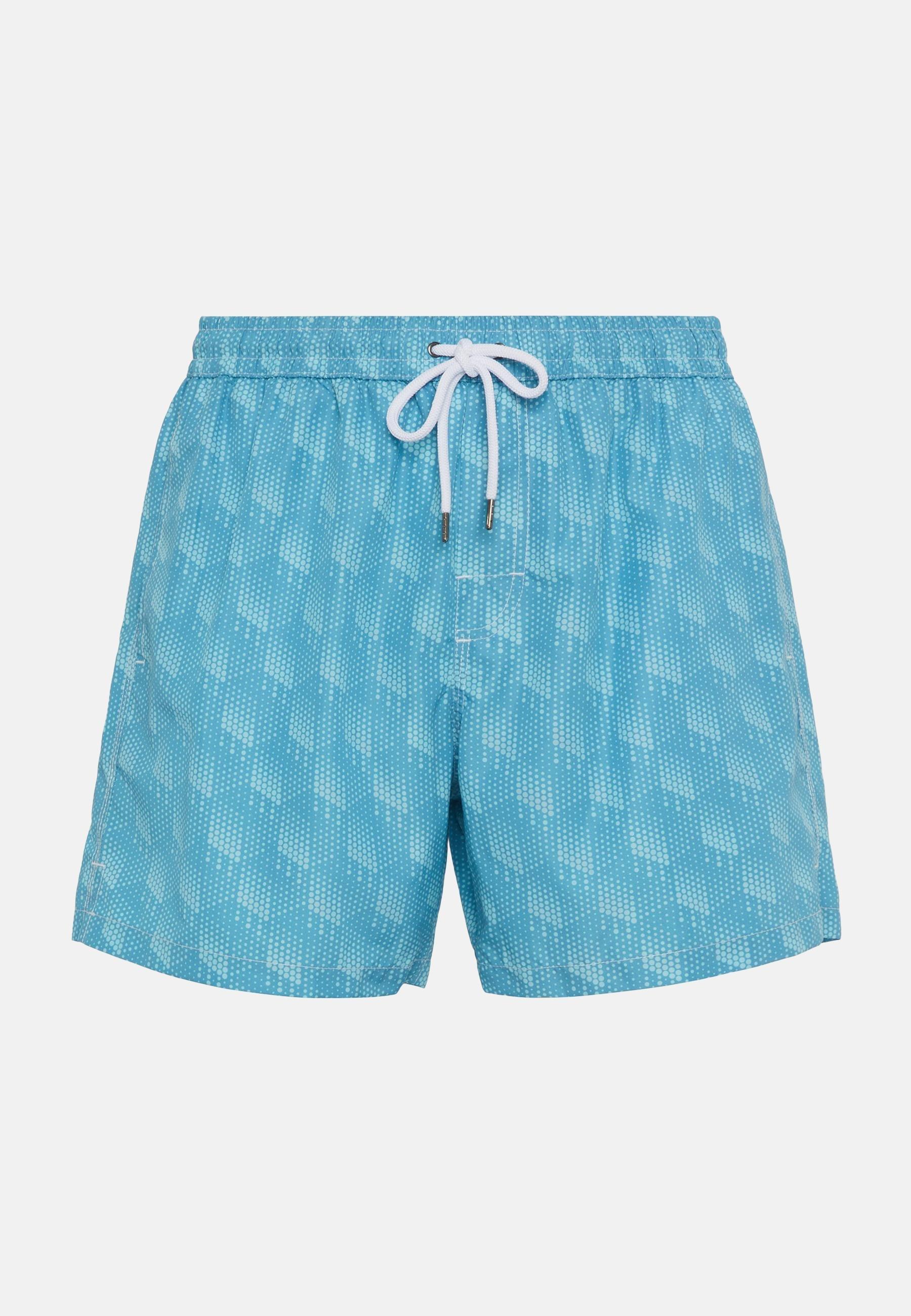 Polka Dot Print Swimsuit Blue, , large image number 2