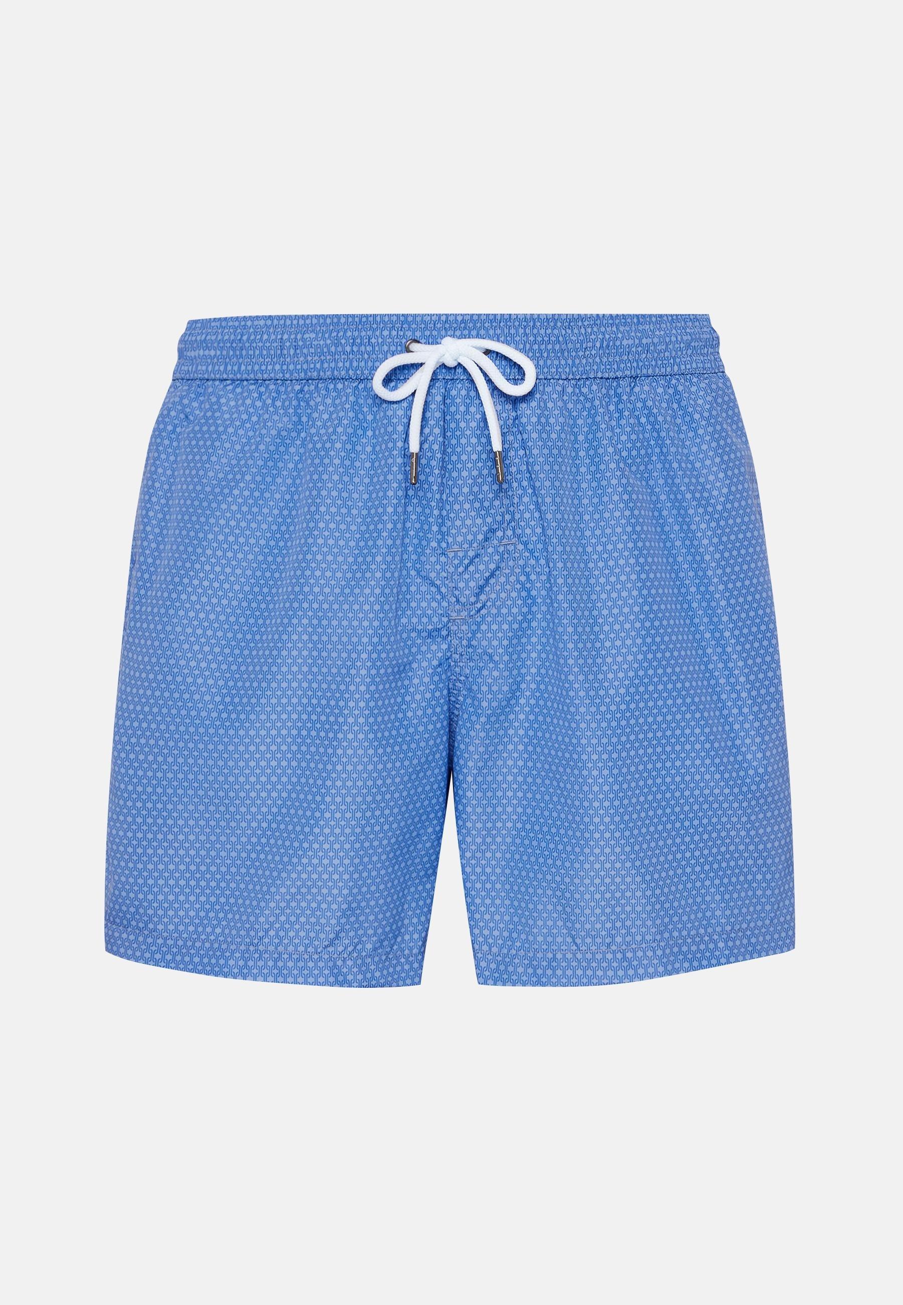 Patterned Print Swimsuit Blue, , large image number 2