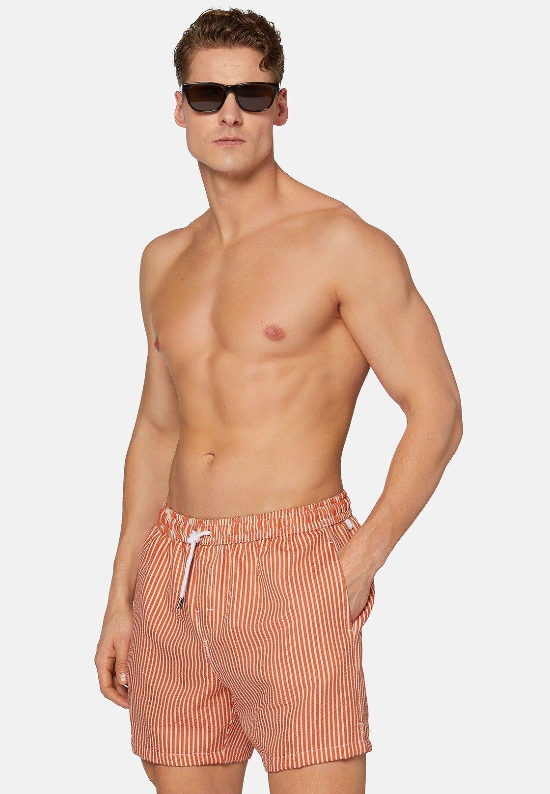 Plain Stretch Bermudas Orange, Orange, large image number 0