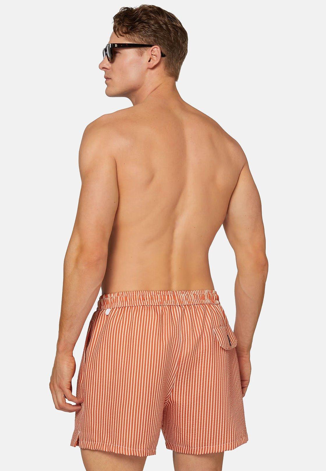 Plain Stretch Bermudas Orange, Orange, large image number 1