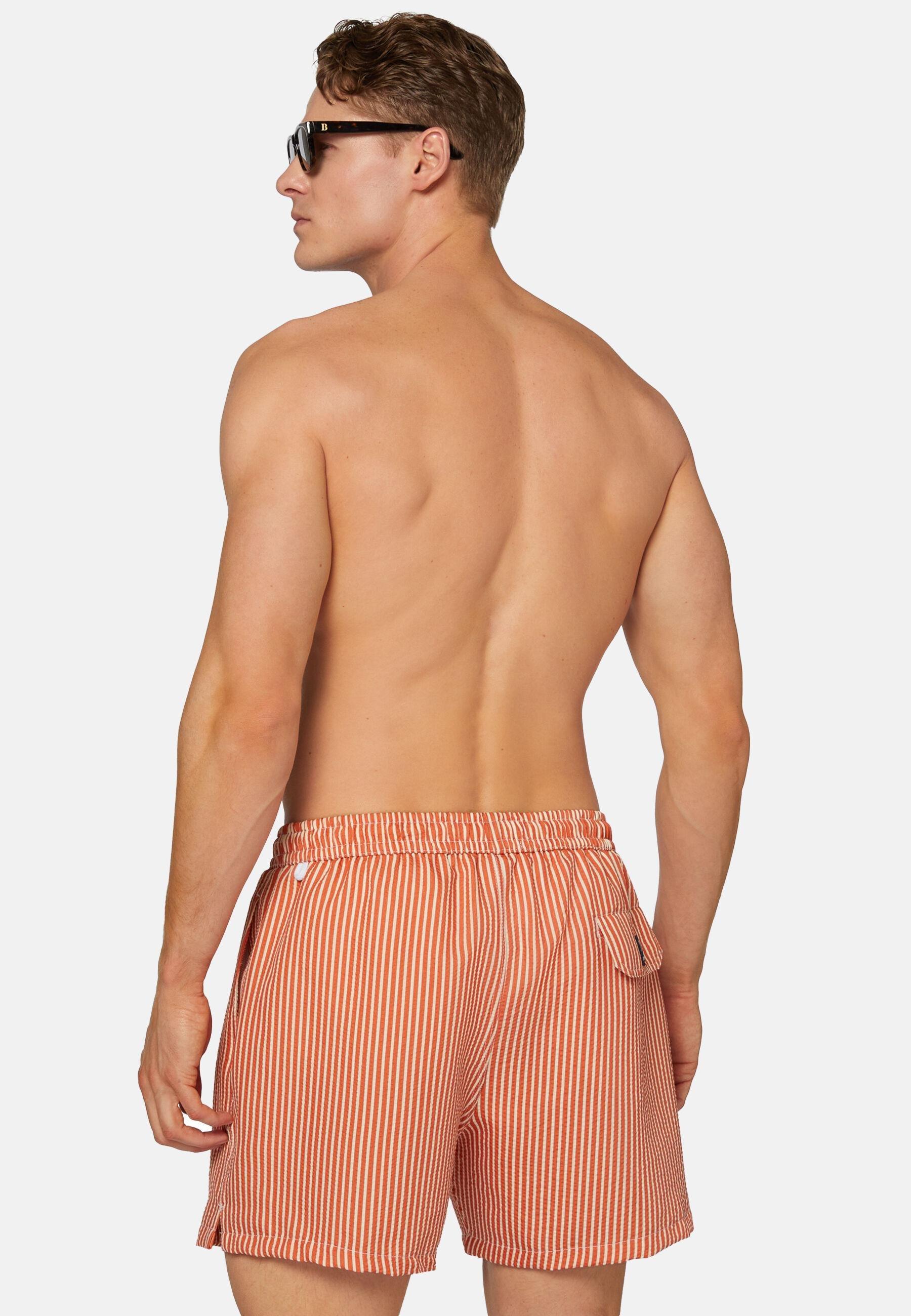 Plain Stretch Bermudas Orange, Orange, large image number 1