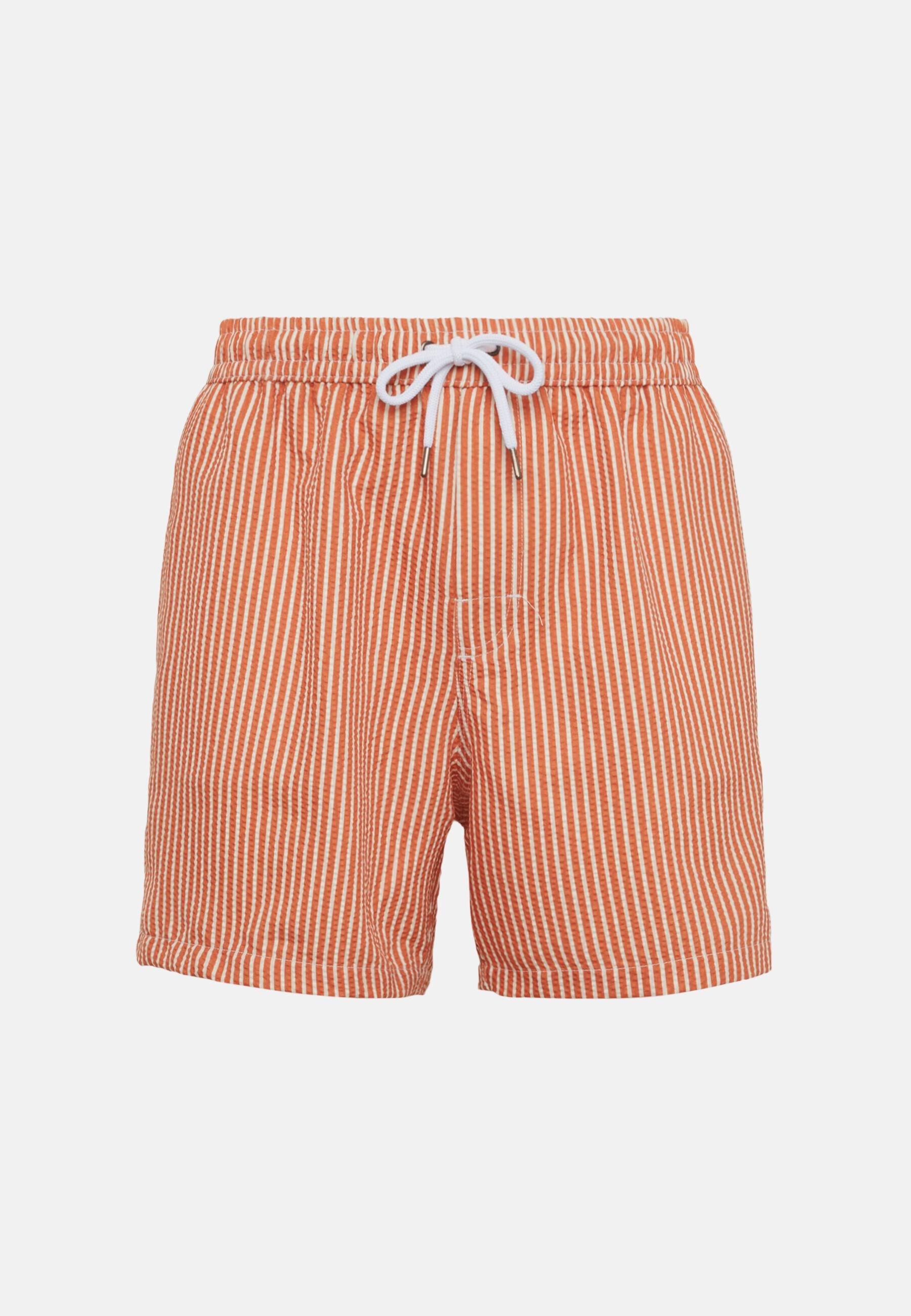 Plain Stretch Bermudas Orange, Orange, large image number 3