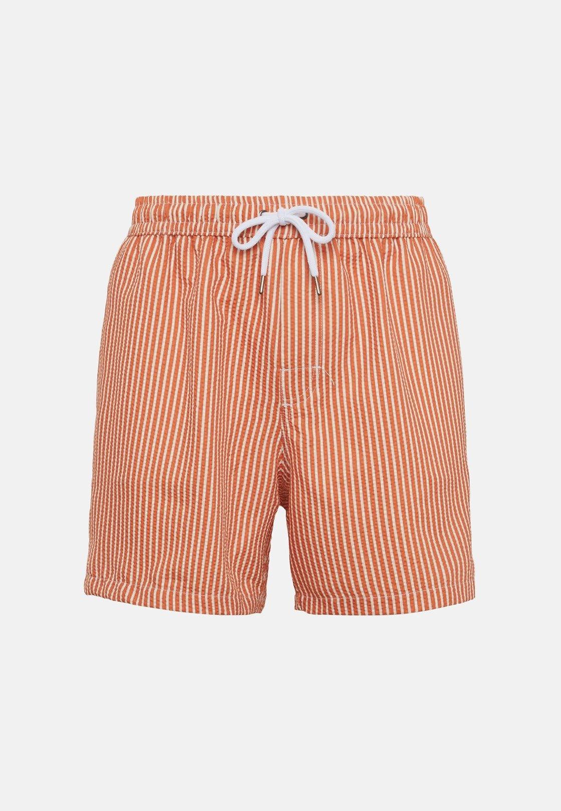 Plain Stretch Bermudas Orange, Orange, large image number 5