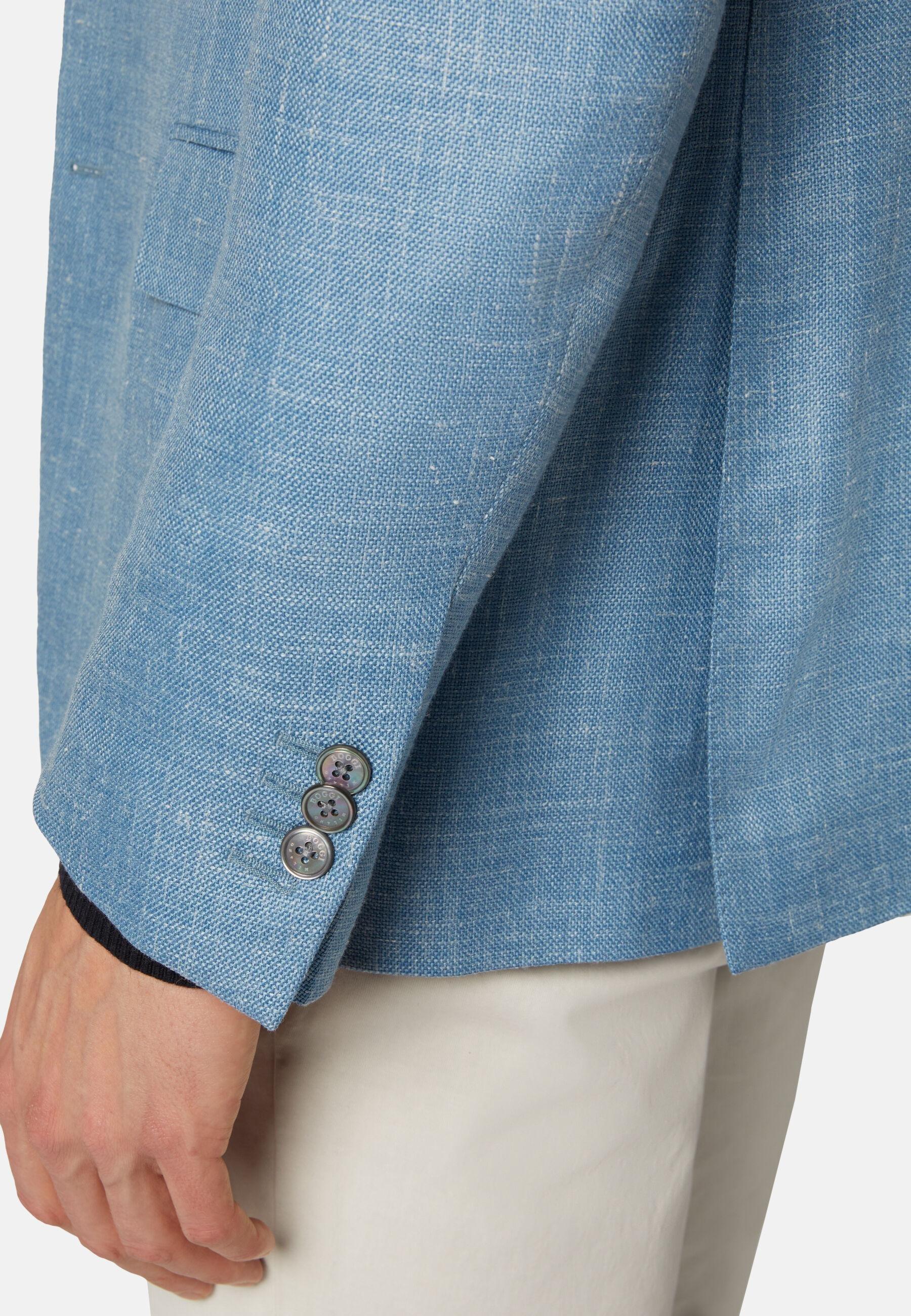 Wool Jacket Blue, Light Blue, large image number 2