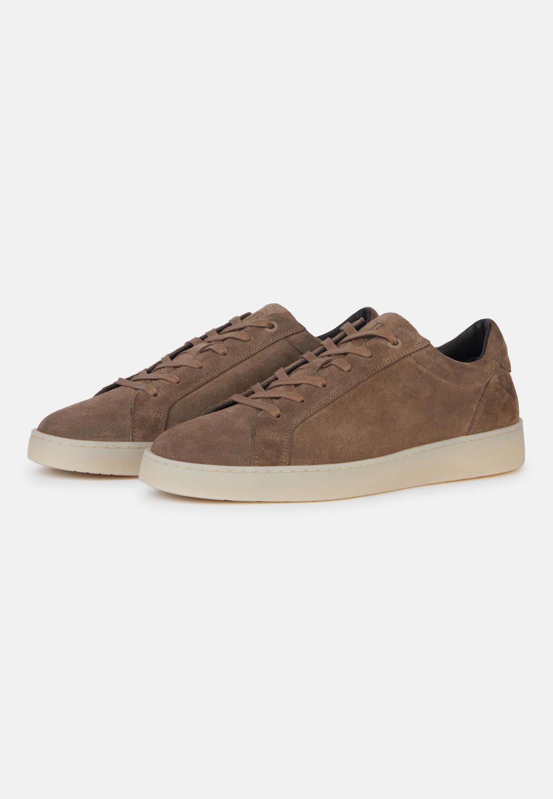 Suede Trainers Brown, Taupe, large image number 1