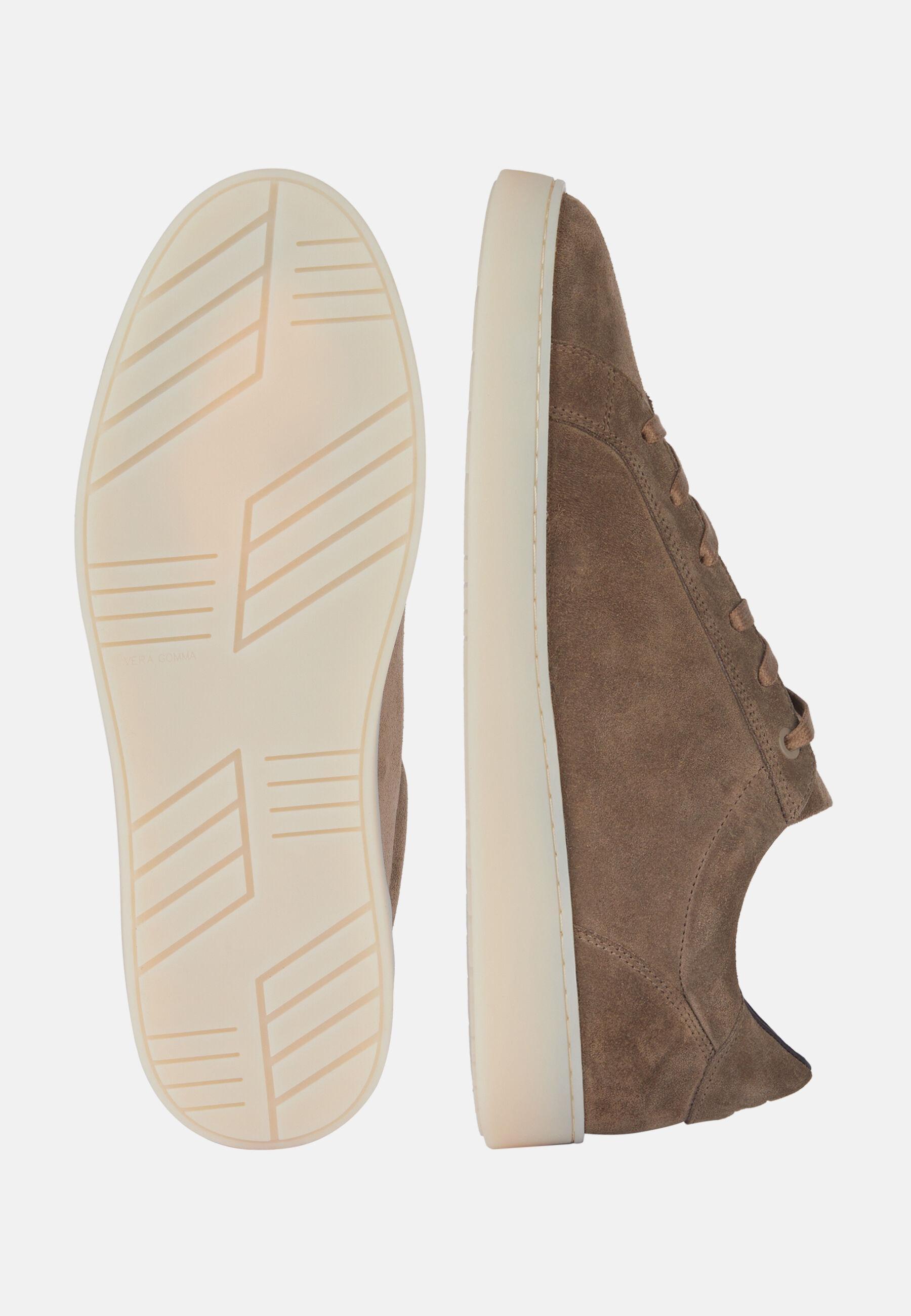 Suede Trainers Brown, Taupe, large image number 2