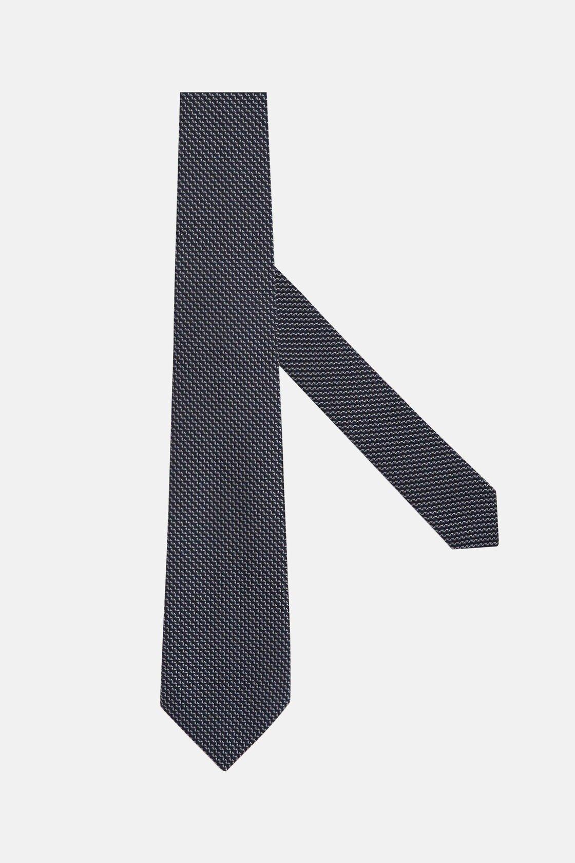 Navy Silk Ceremonial Tie, Navy blue, large image number 0