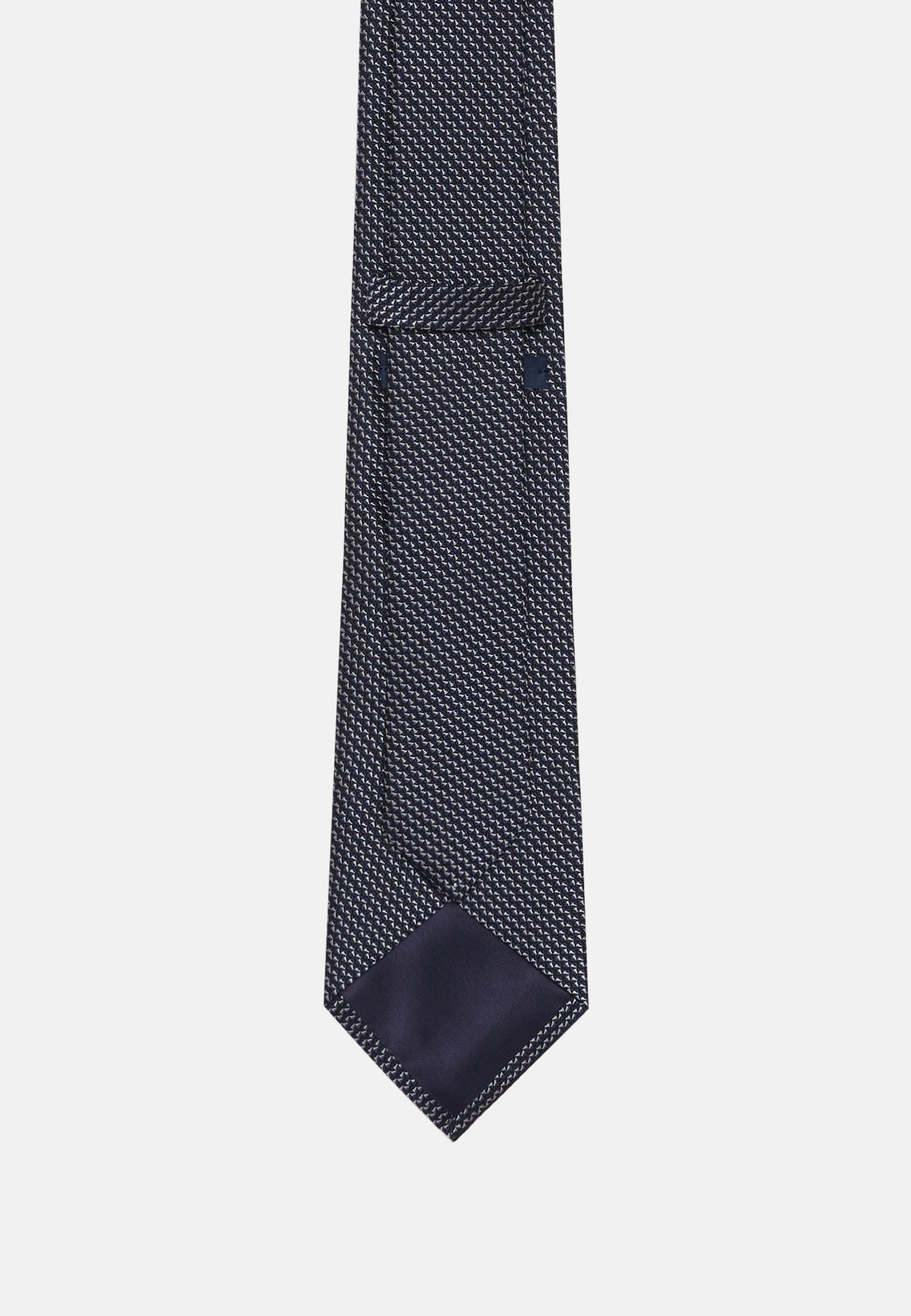 Navy Silk Ceremonial Tie, Navy blue, large image number 1