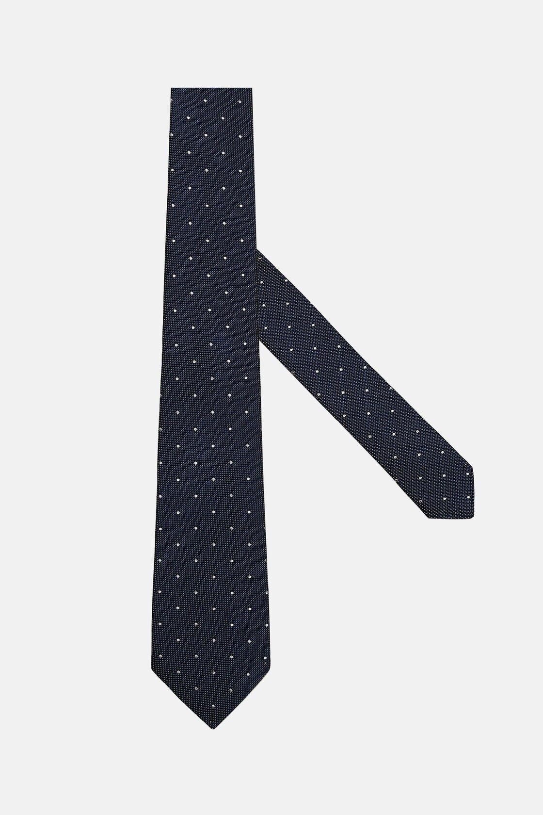 Boggi Milano - Navy Polka Dot Silk Tie