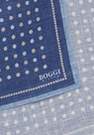 Boggi Milano - Blue Polka Dot Linen Pocket Square