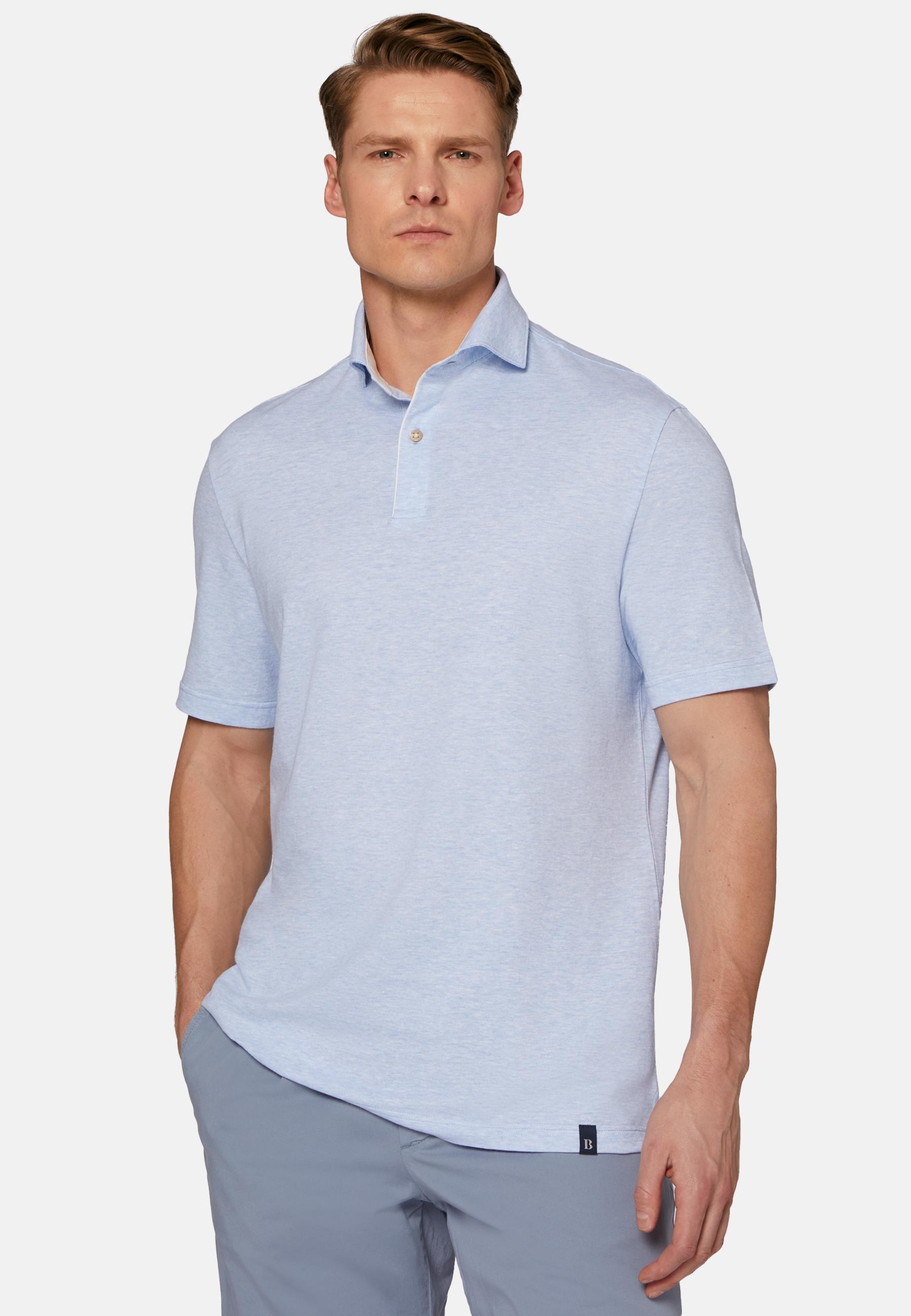 Camp Collar Shirt Beige, Light Blue, large image number 0