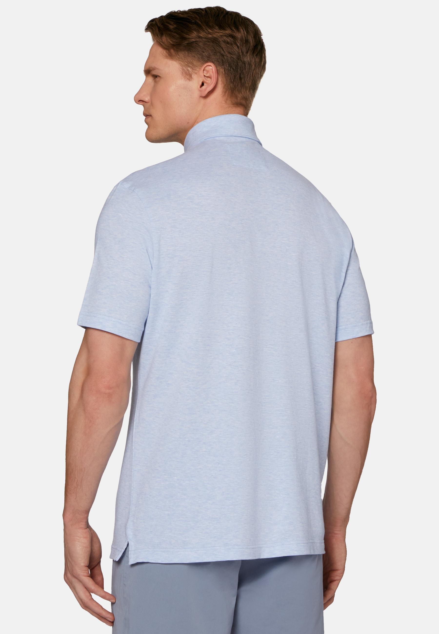 Camp Collar Shirt Beige, Light Blue, large image number 2