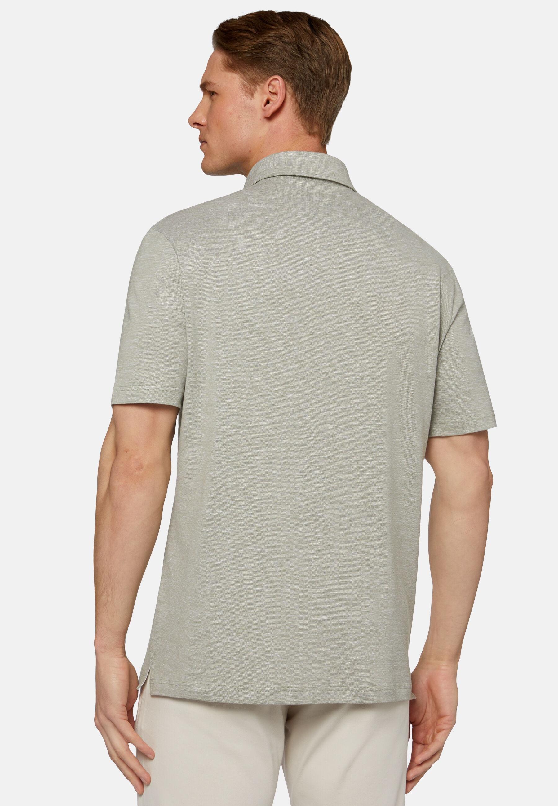 Pique Polo Shirt Green, Green, large image number 2