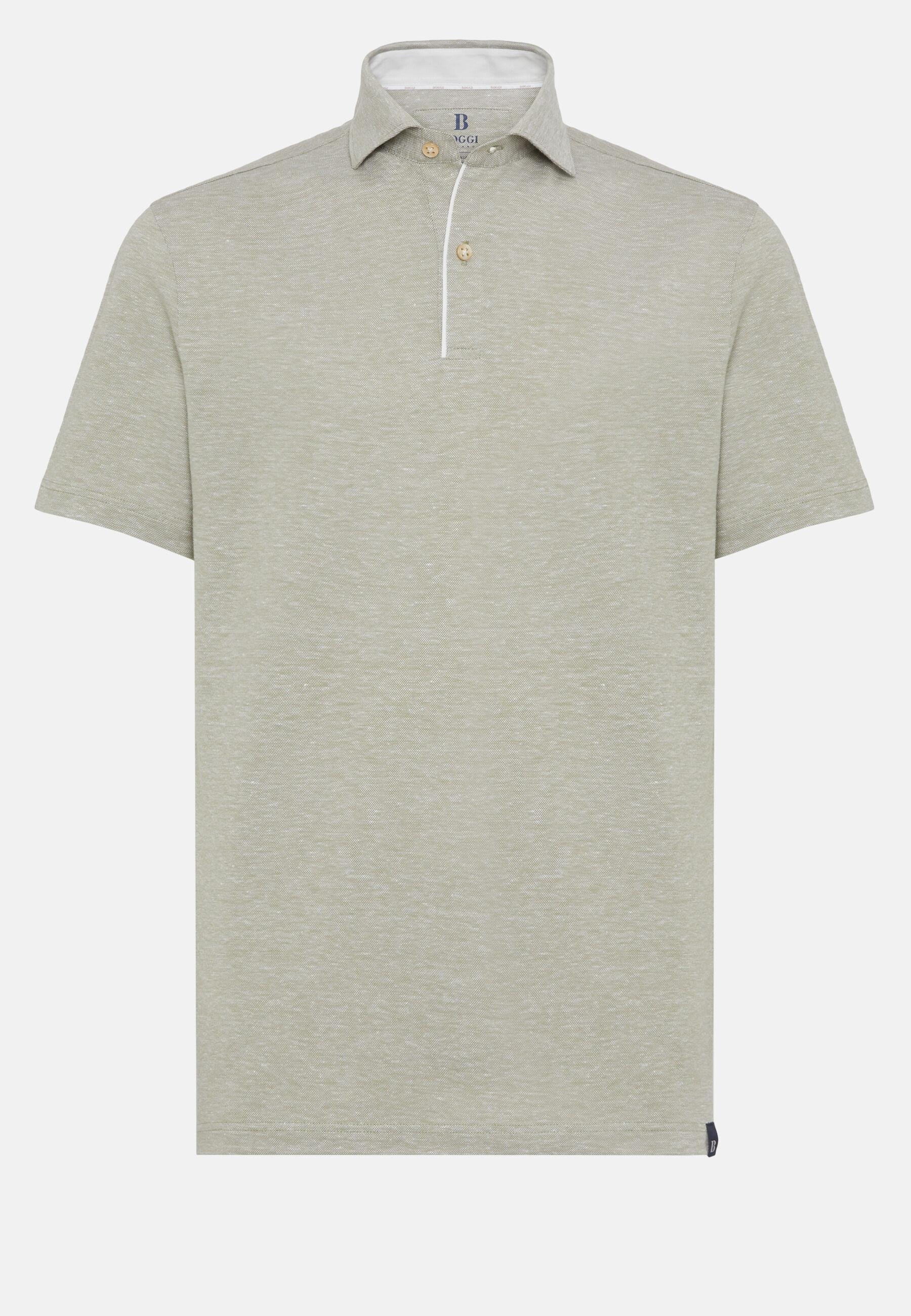 Pique Polo Shirt Green, Green, large image number 6