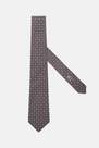 Boggi Milano - Brown Geometric Patterned Silk Tie