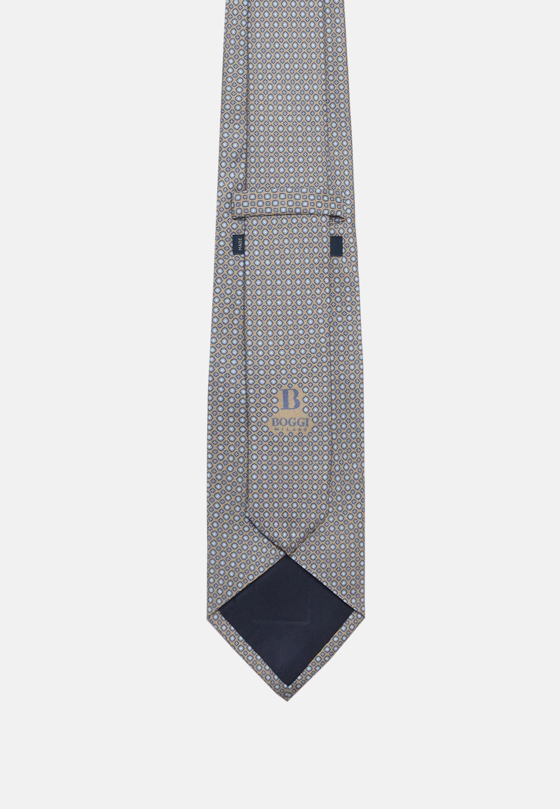 Boggi Milano - Grey Floral Silk Tie