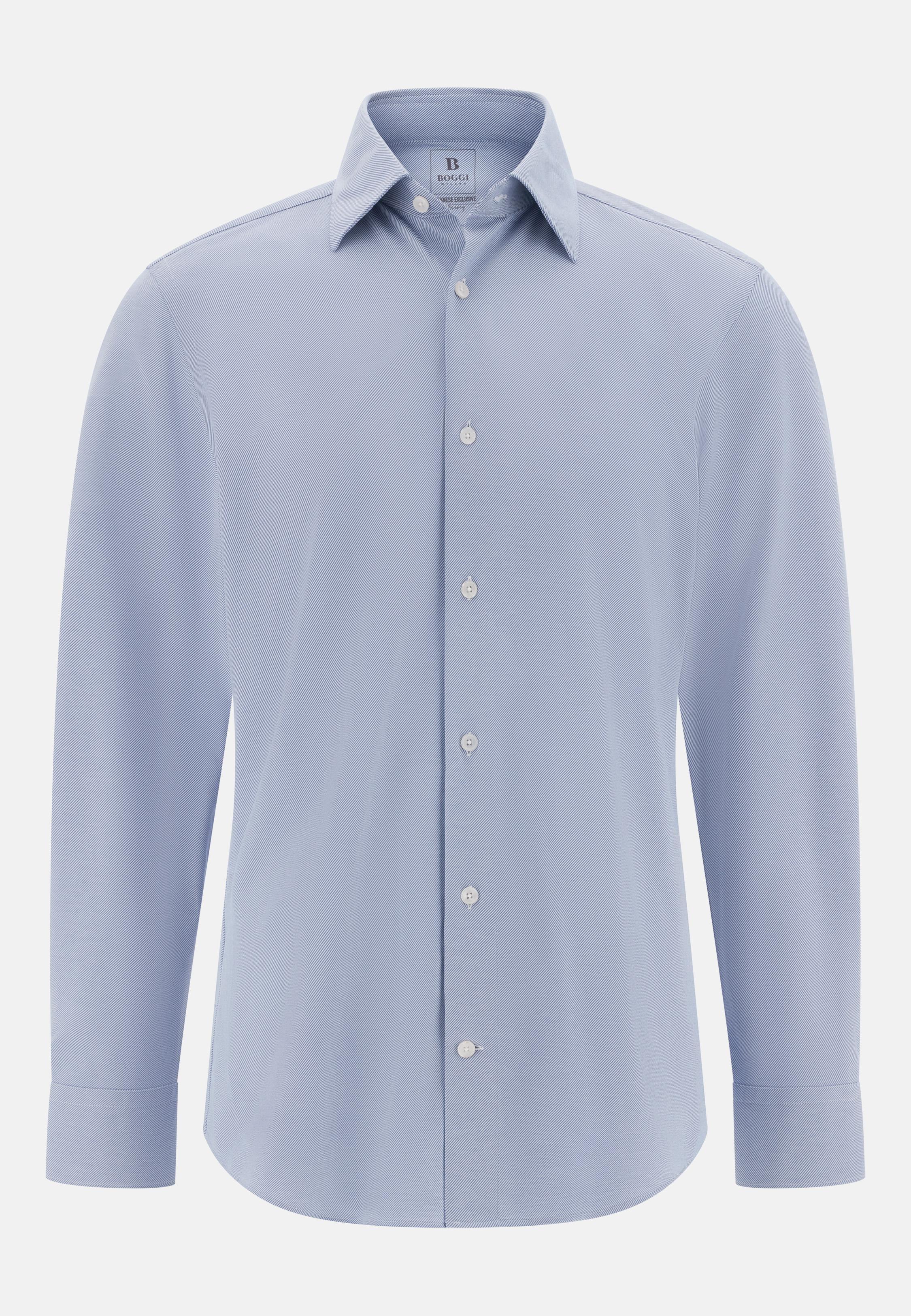Regular Fit Japanese Jersey Polo Shirt Blue, , large image number 4