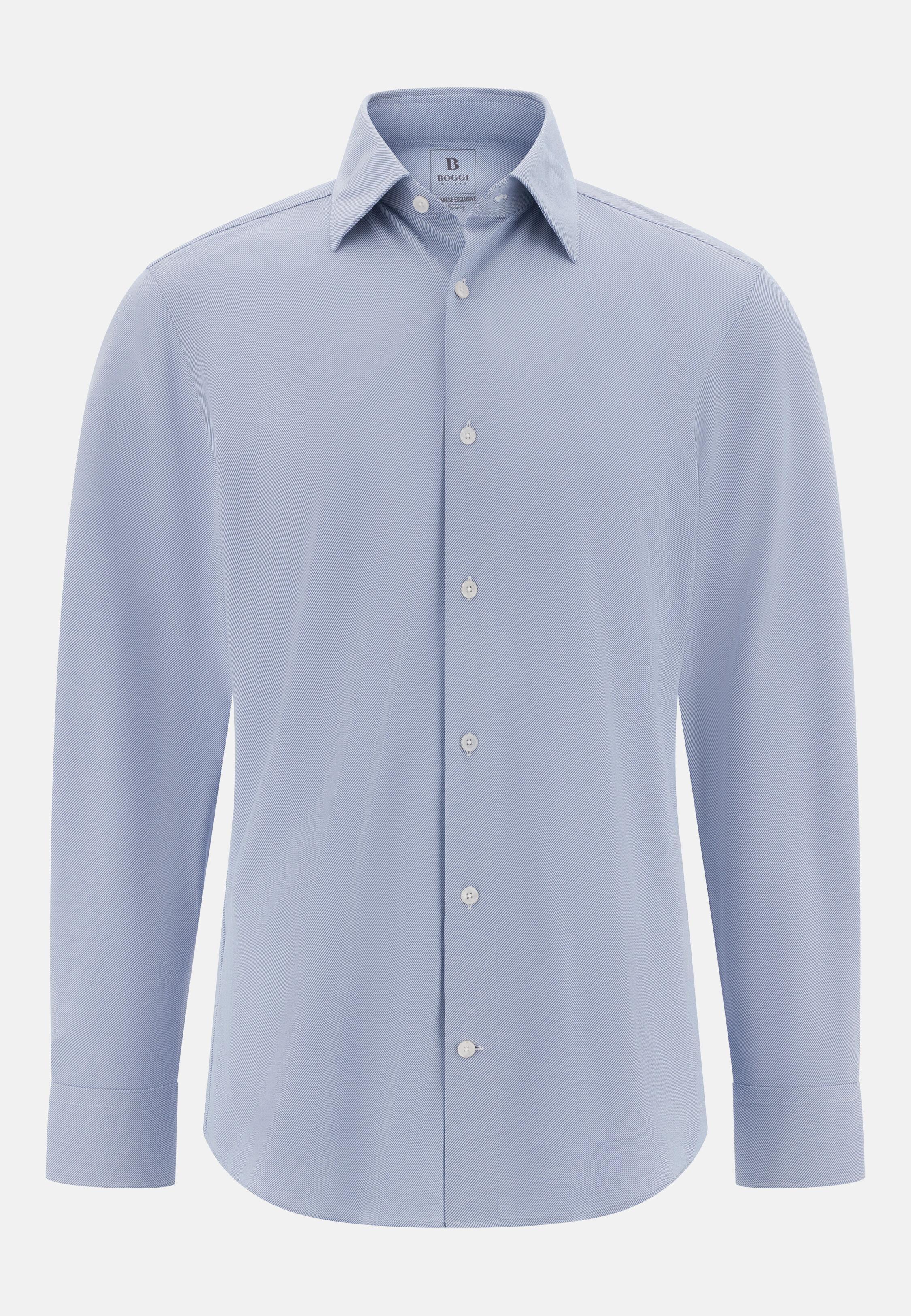 قميص بولو من الجيرسي الياباني بقصة عادية أزرق, Light Blue, large image number 5