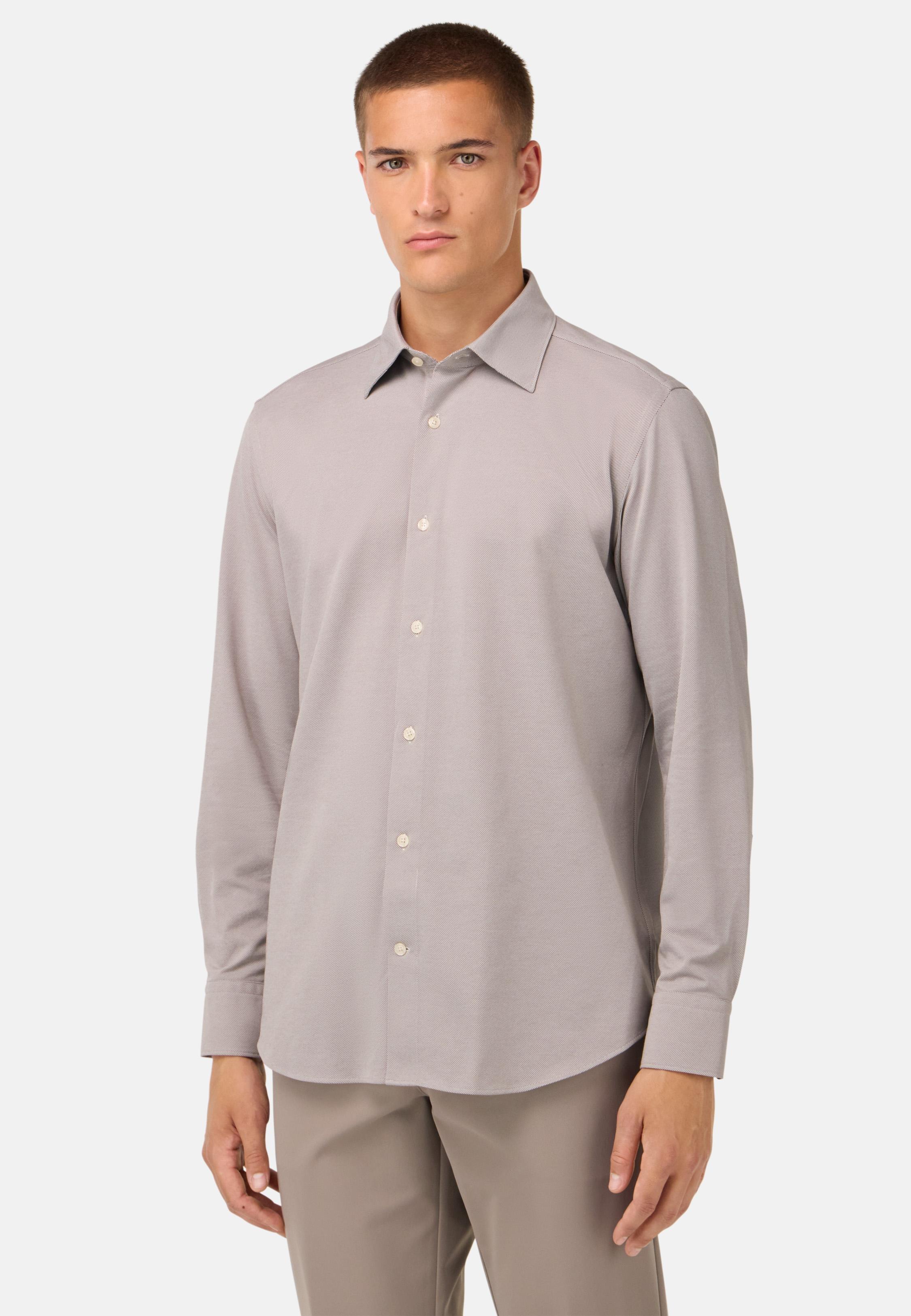 Regular Fit Japanese Jersey Polo Shirt Brown, , large image number 0