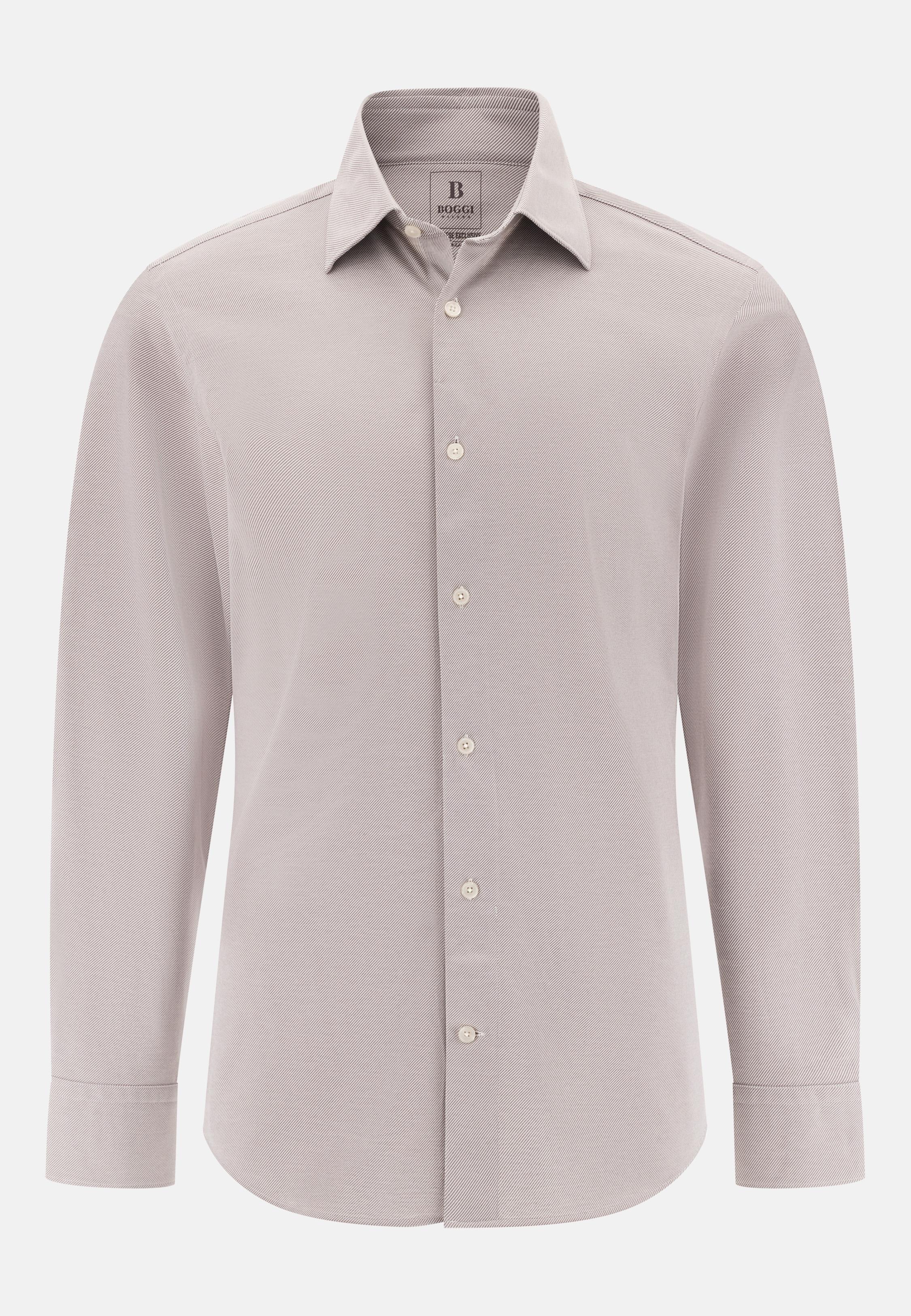 Regular Fit Japanese Jersey Polo Shirt Brown, Taupe, large image number 4