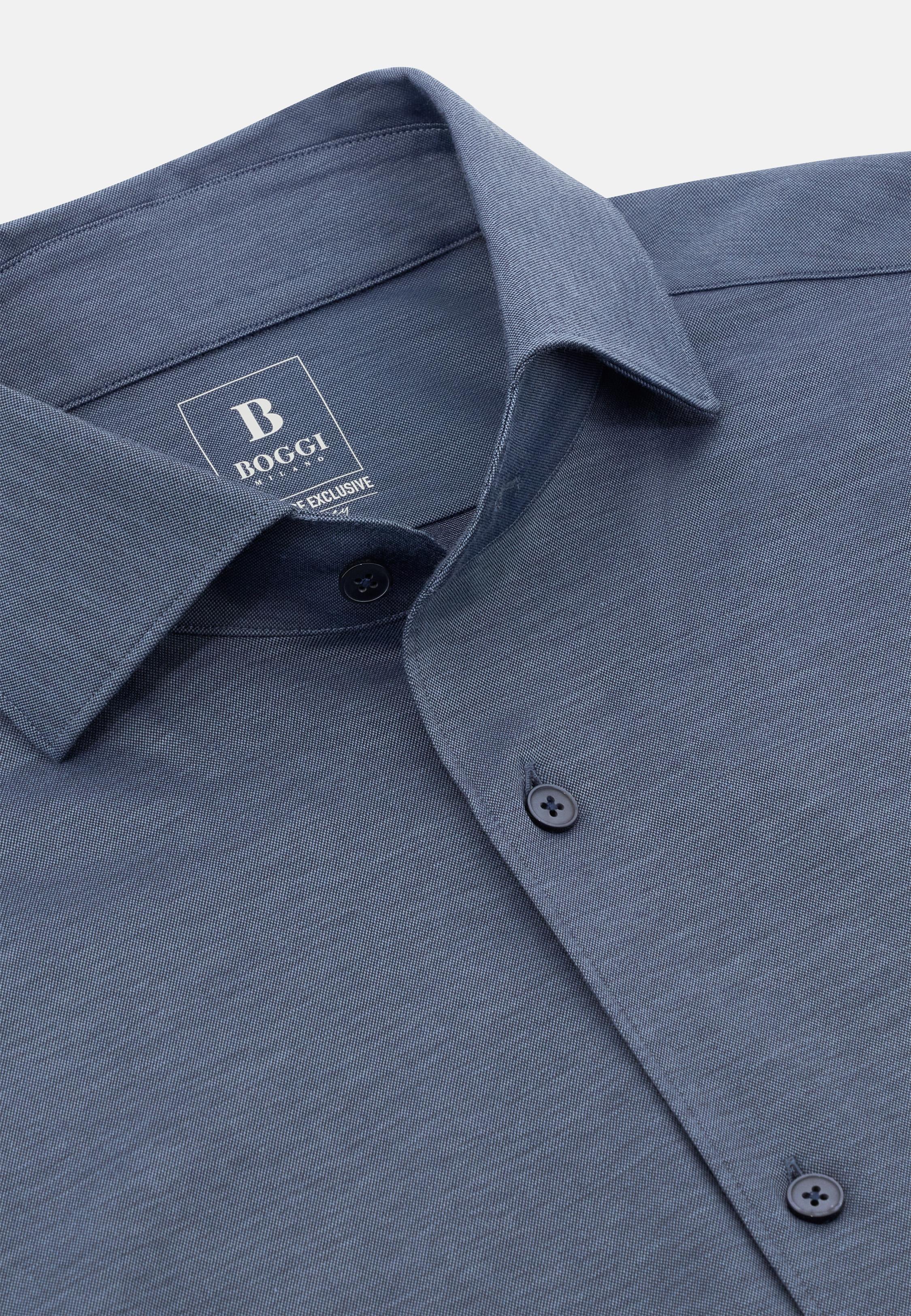 BLUE Regular Fit Japanese Jersey Polo Shirt, , large image number 3