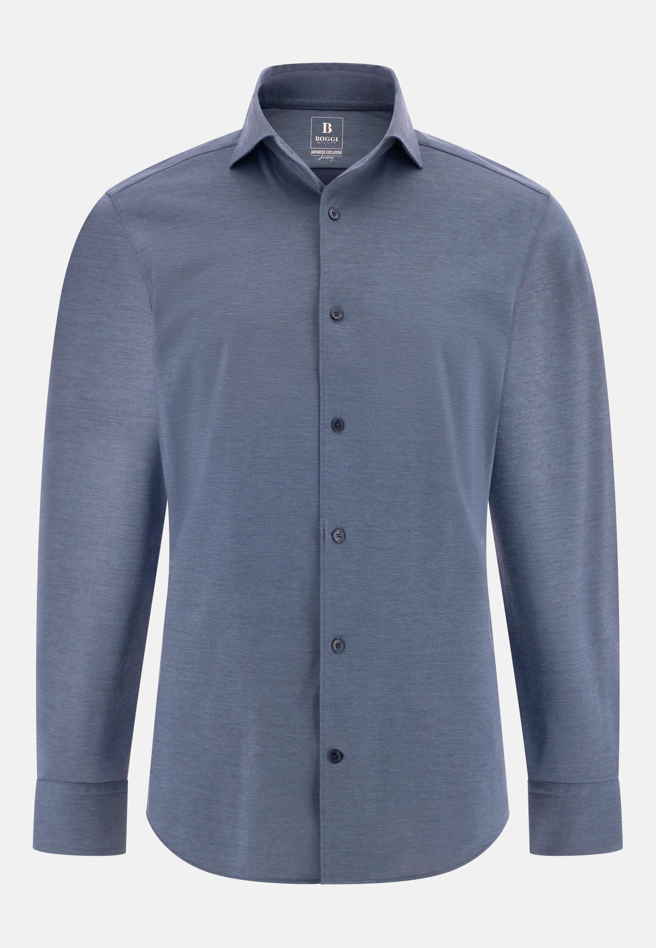 BLUE Regular Fit Japanese Jersey Polo Shirt, , large image number 4