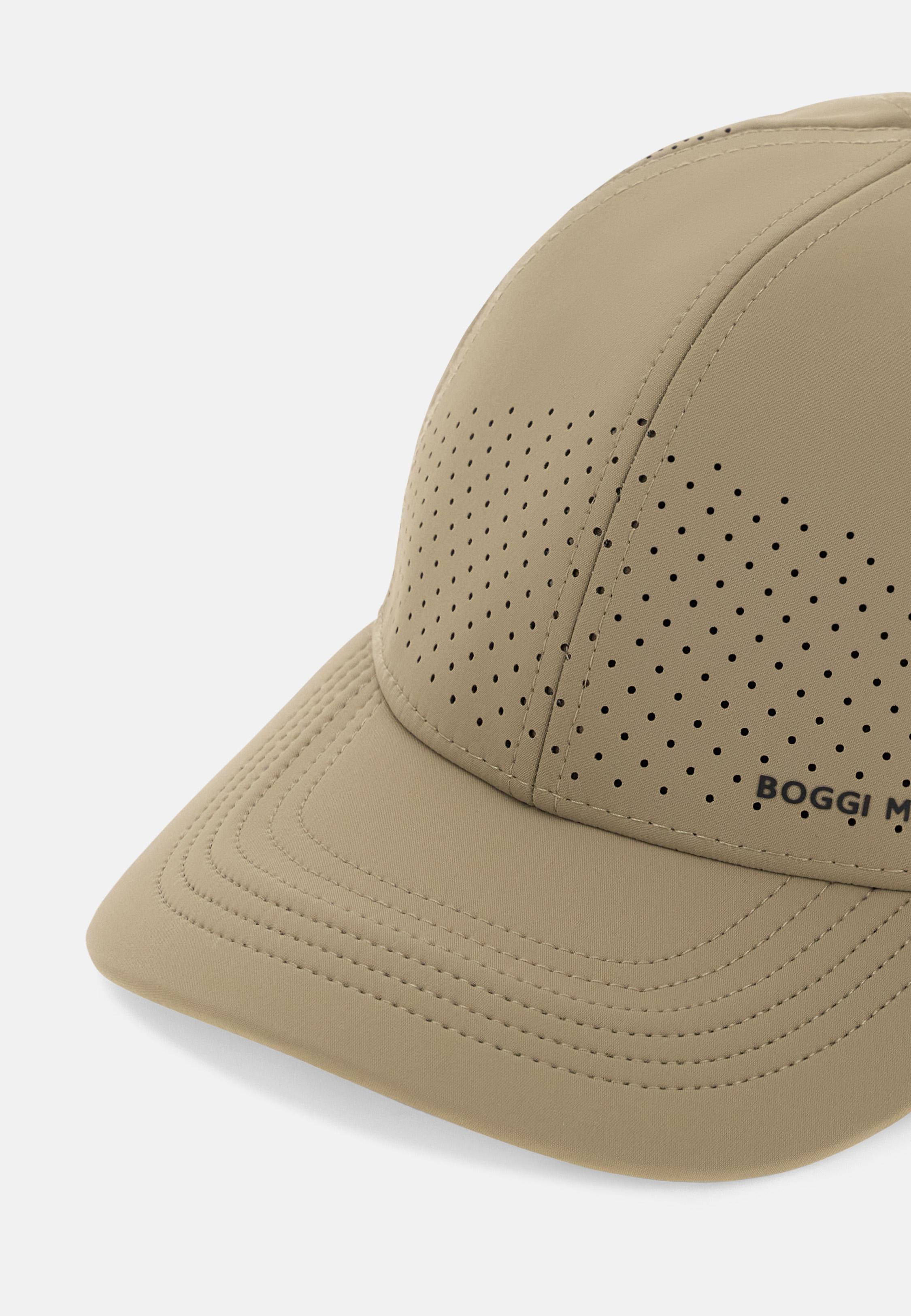 Technical Fabric Baseball Cap Brown, Taupe, medium