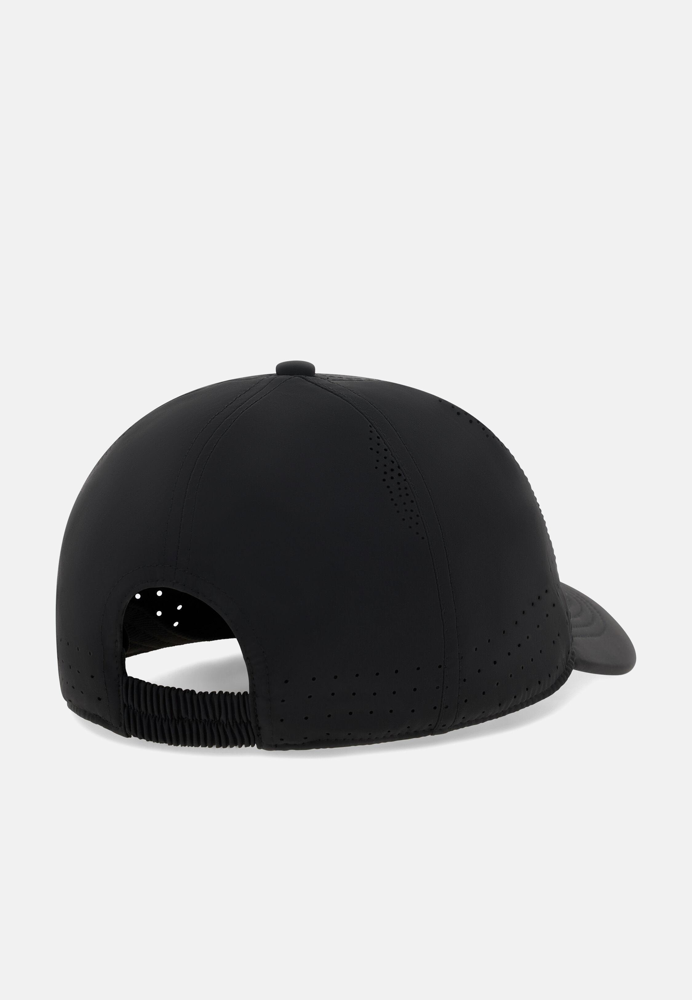 Technical Fabric Baseball Cap Black, 3901_BLAC, large image number 1