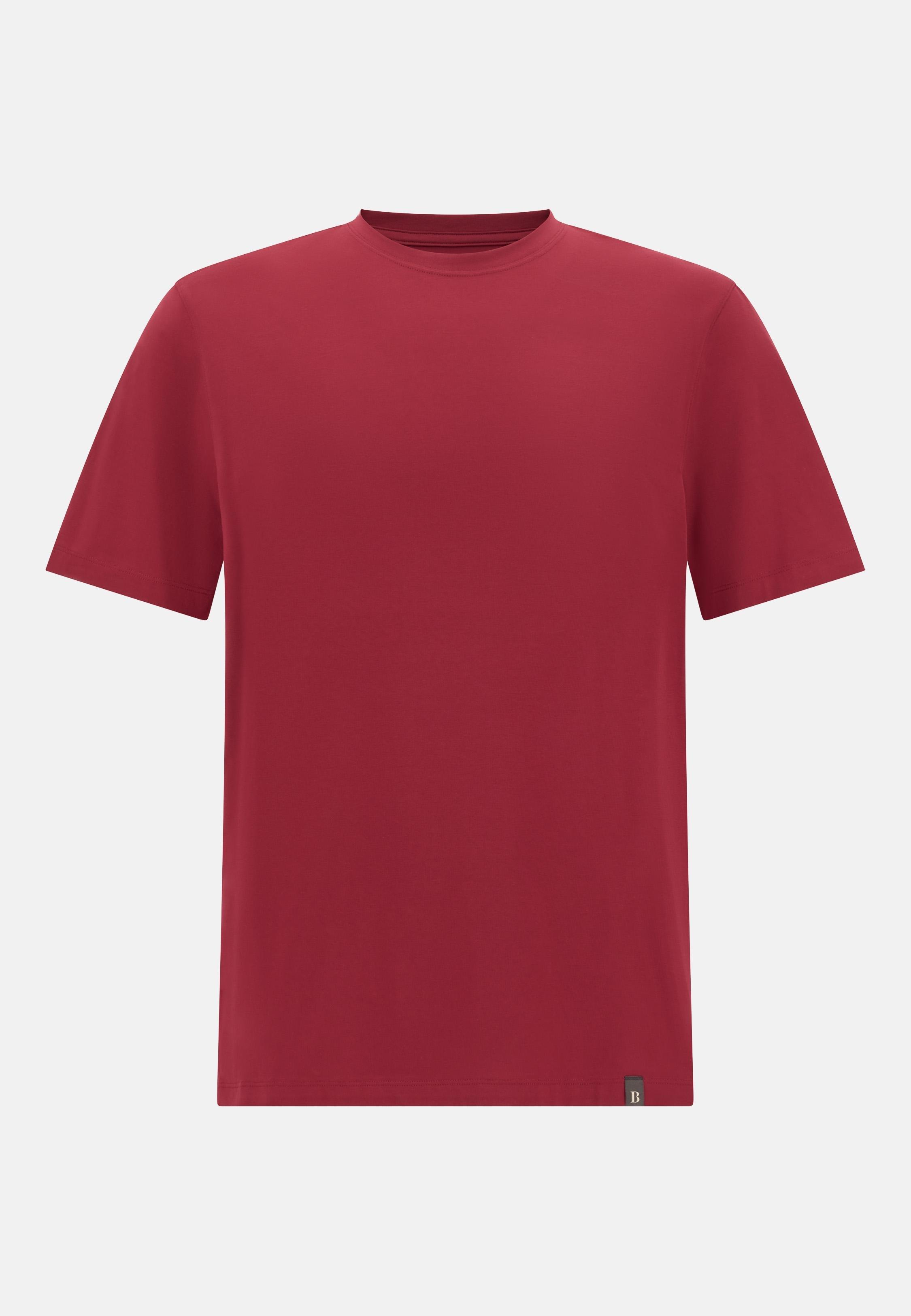 T-Shirt In Stretch Supima Cotton Red, , large image number 3
