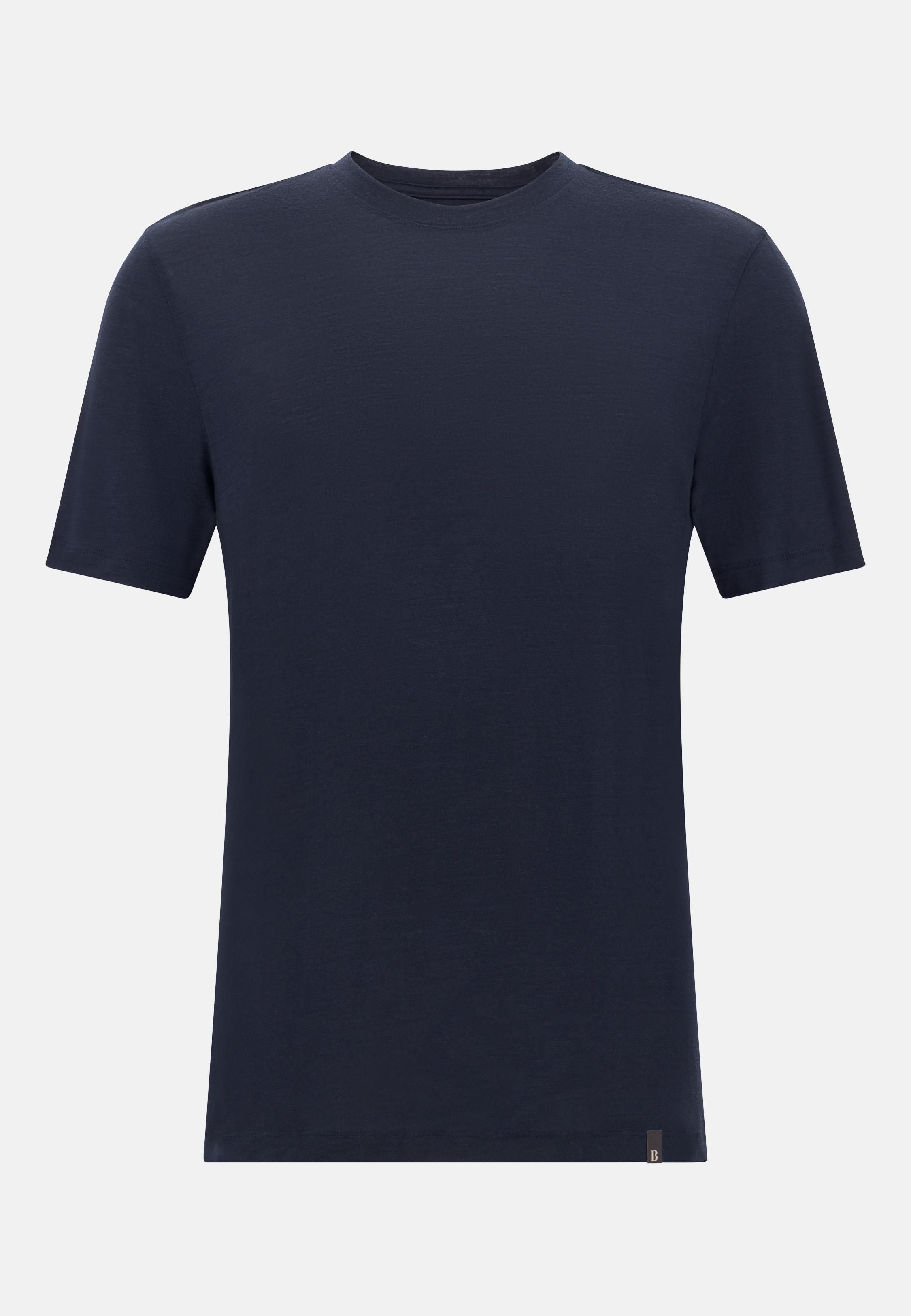 BLUE Tencel Wool Blend T-Shirt, , large image number 3