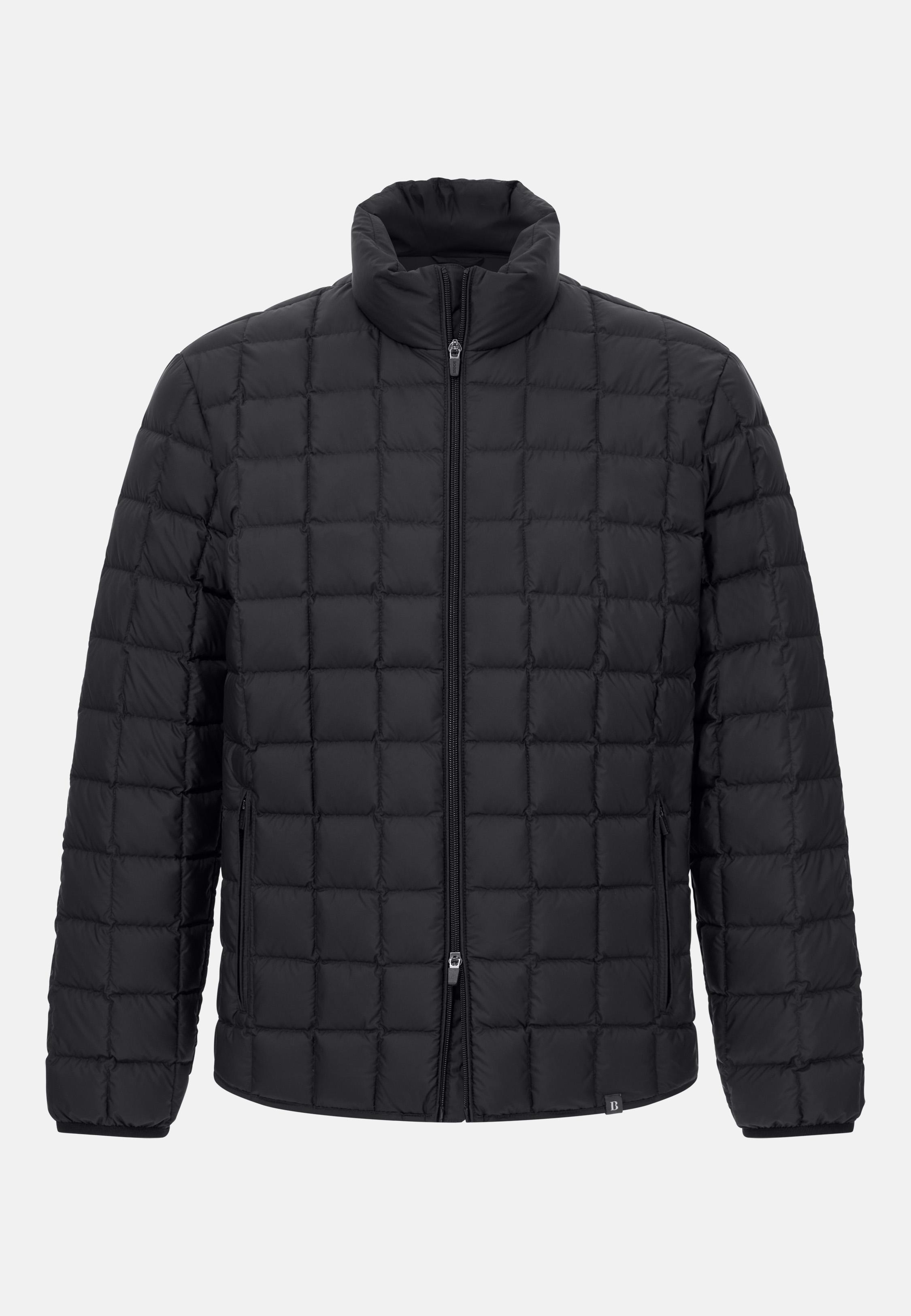 Bomber Jacket In Technical Fabric With Goose Down Blue, Navy blue, medium