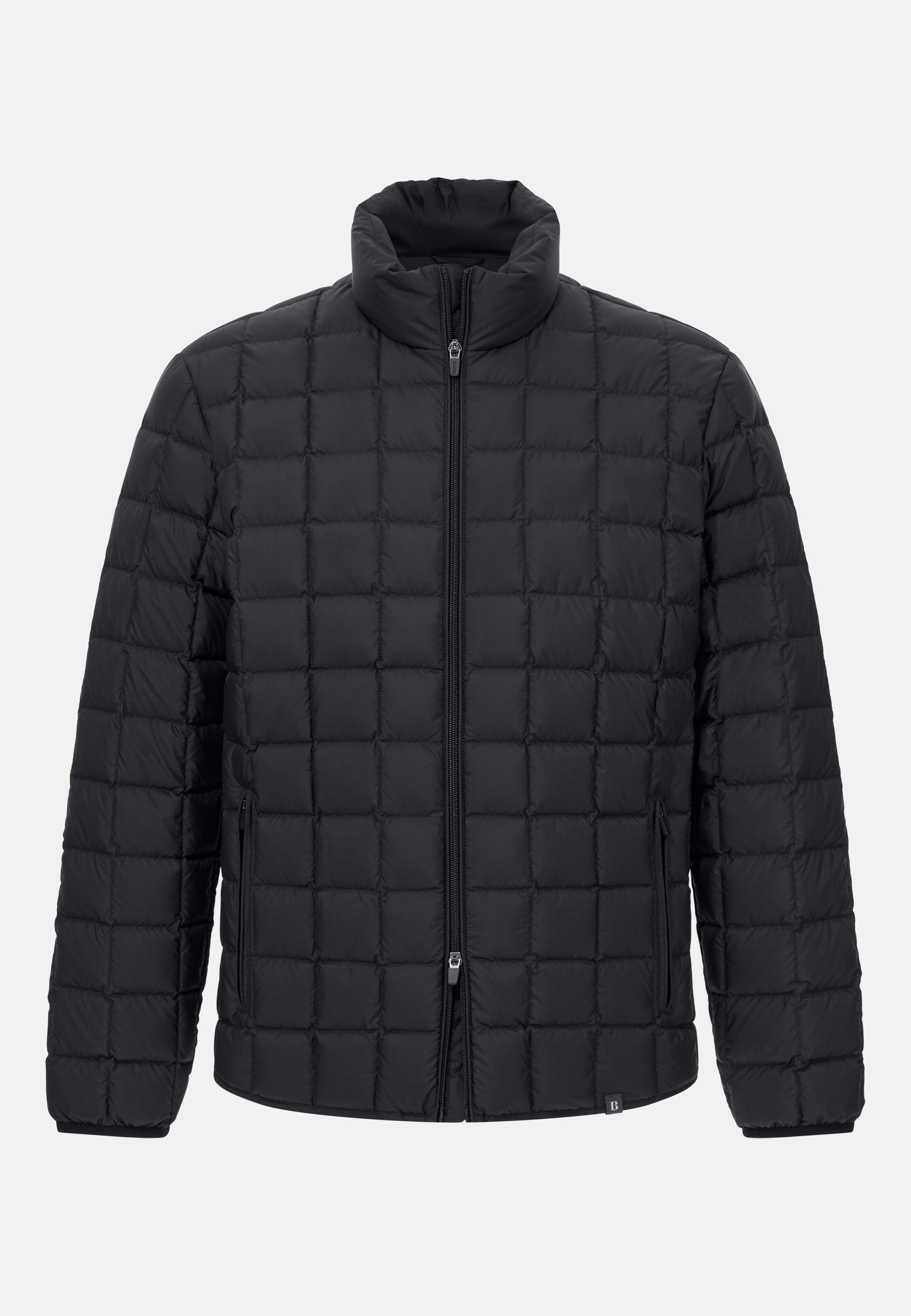 Bomber Jacket In Technical Fabric With Goose Down Blue, Navy blue, large image number 4