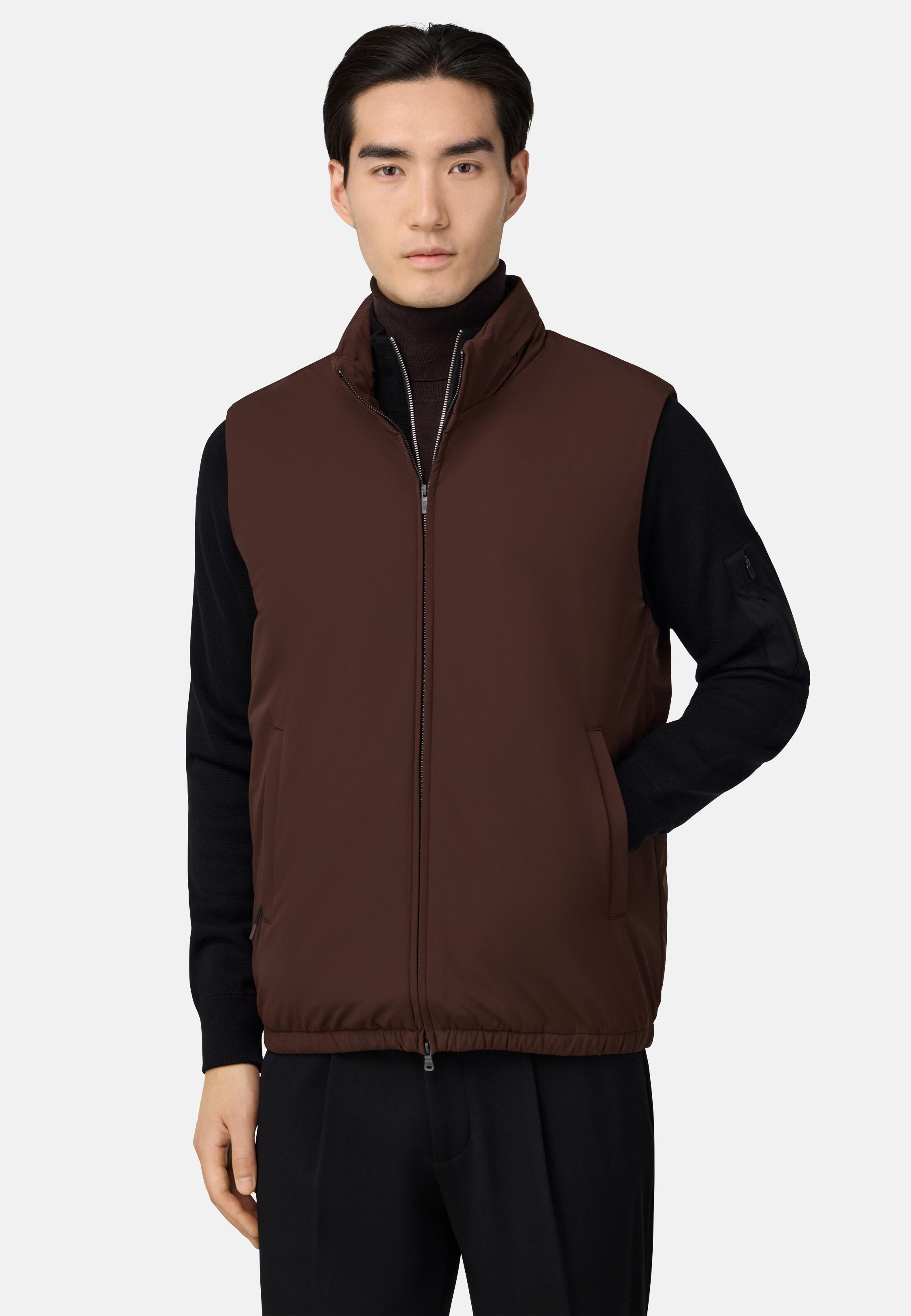 BROWN Technical Fabric Gilet, , large image number 0