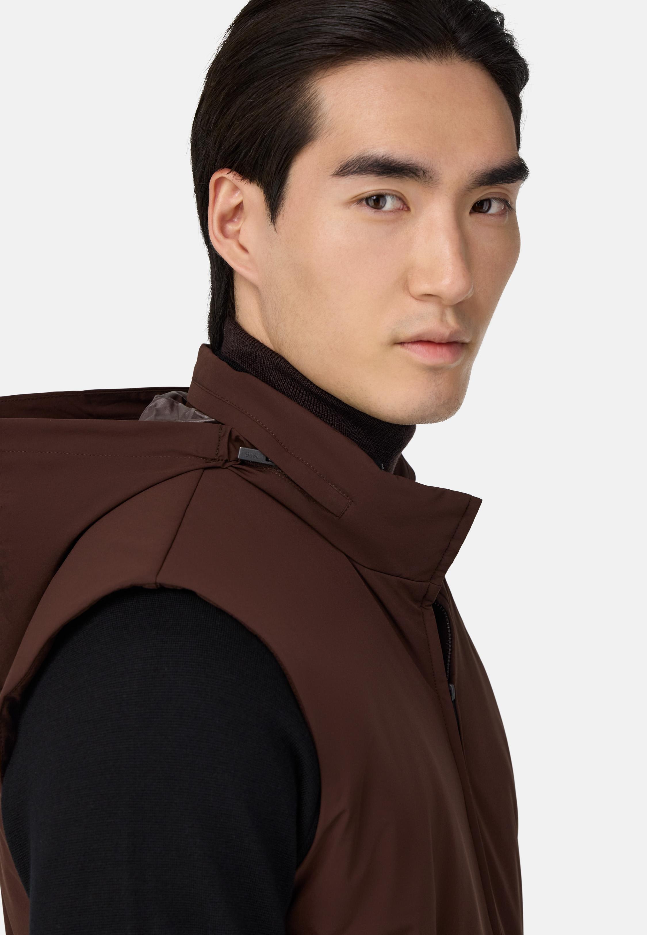 BROWN Technical Fabric Gilet, , large image number 2