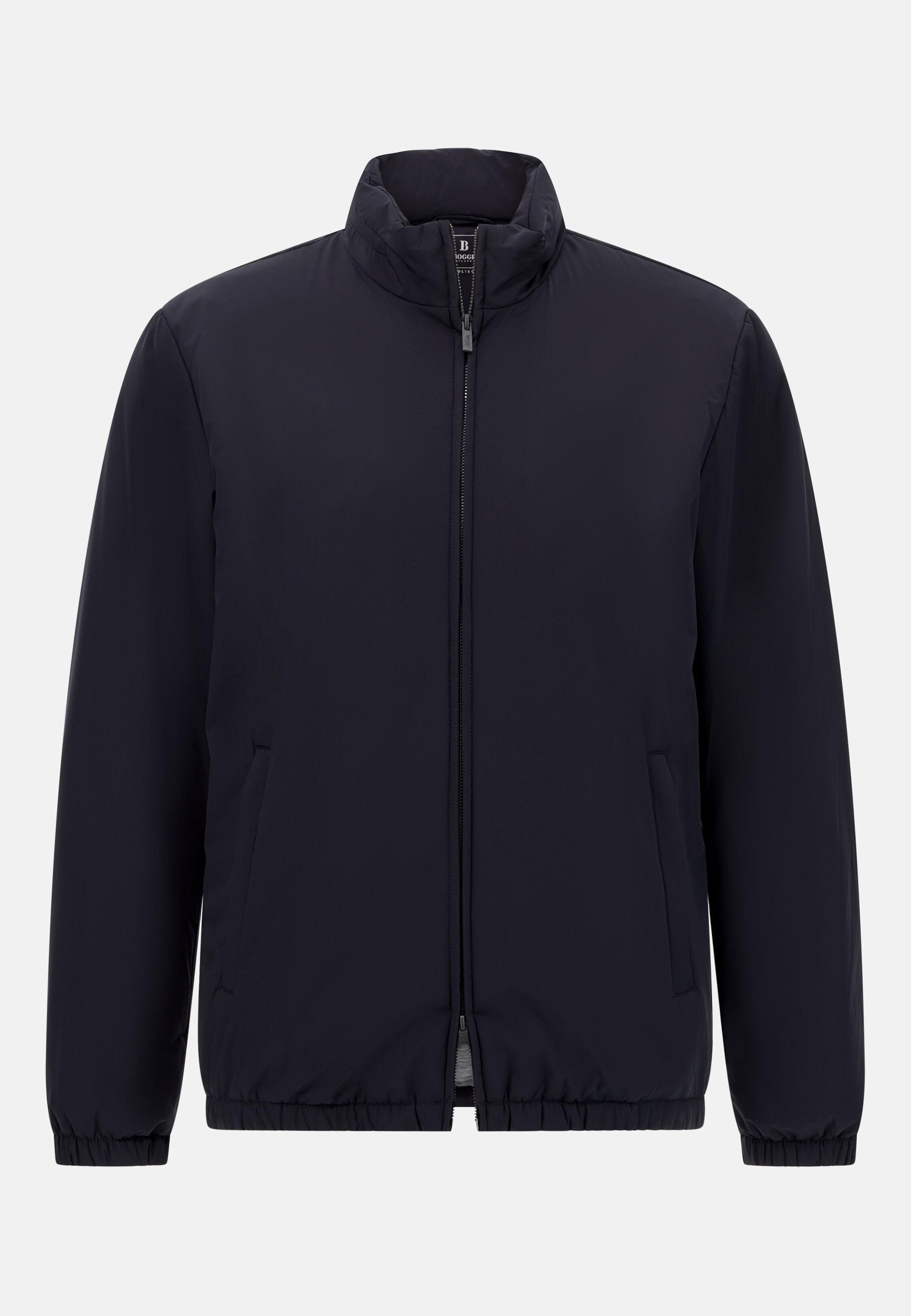 Technical Fabric Bomber Jacket Blue, Navy blue, large image number 4