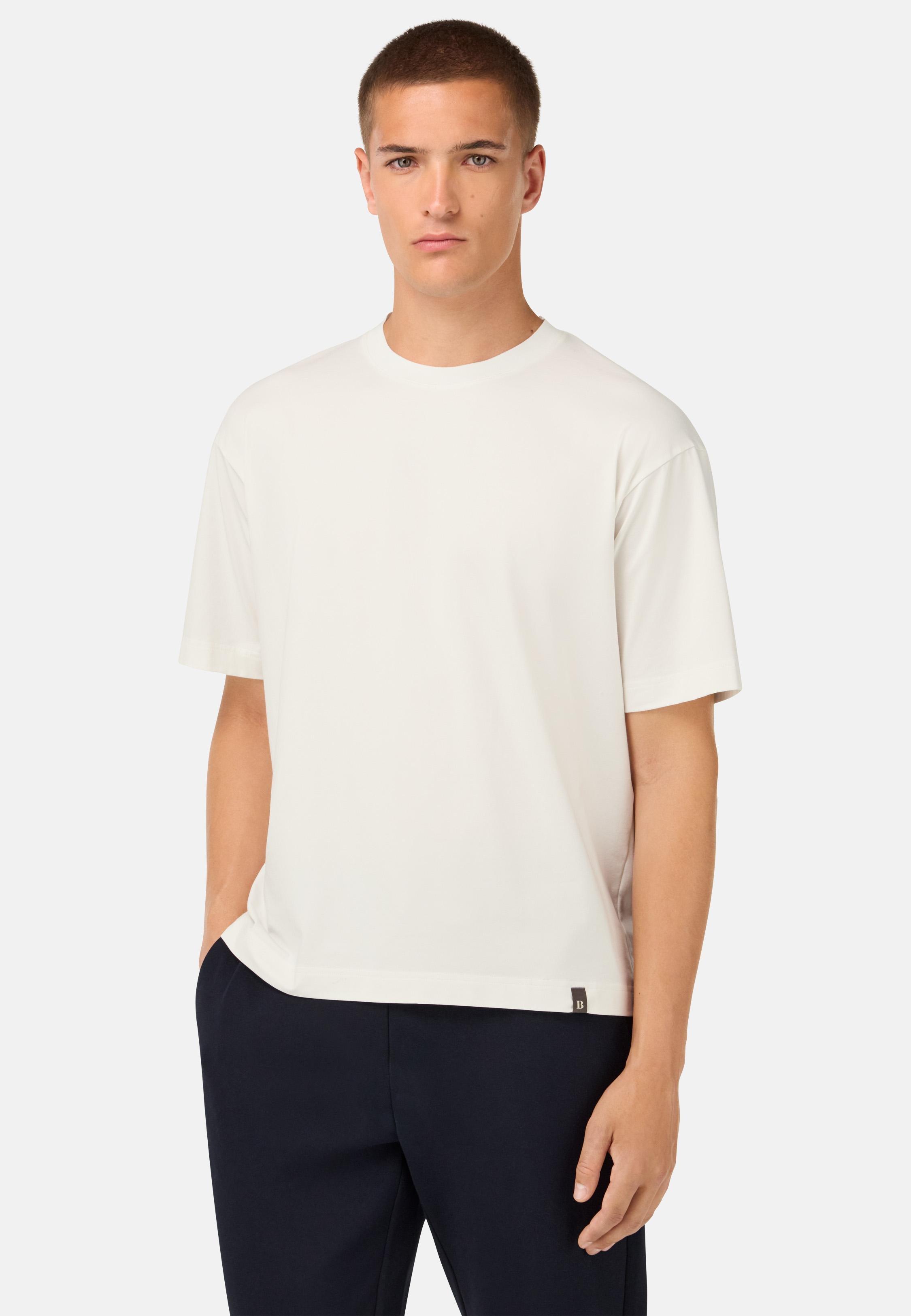 WHITE High-Performance Jersey T-Shirt, , large image number 0