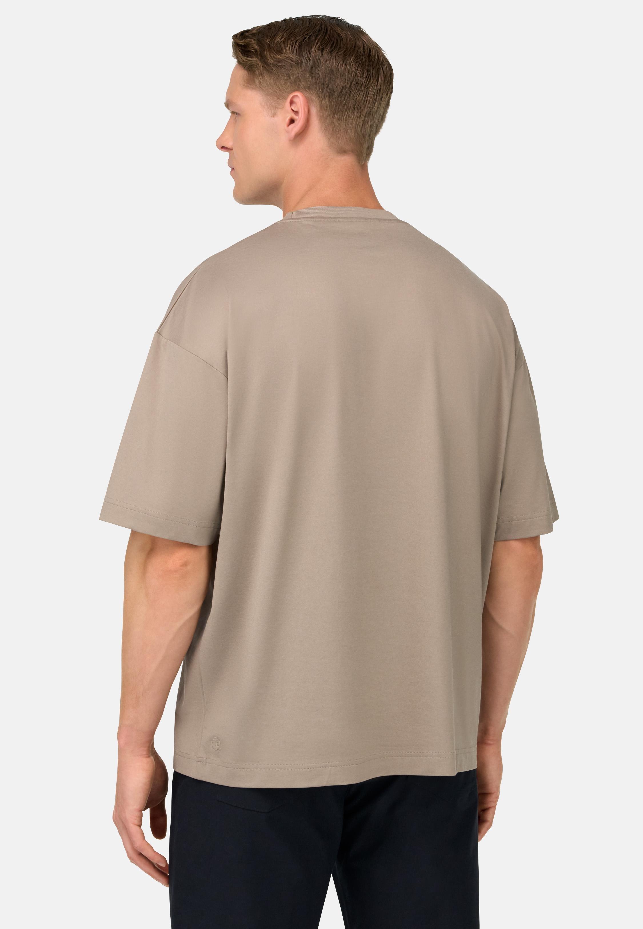 High-Performance Jersey T-Shirt Brown, Taupe, medium