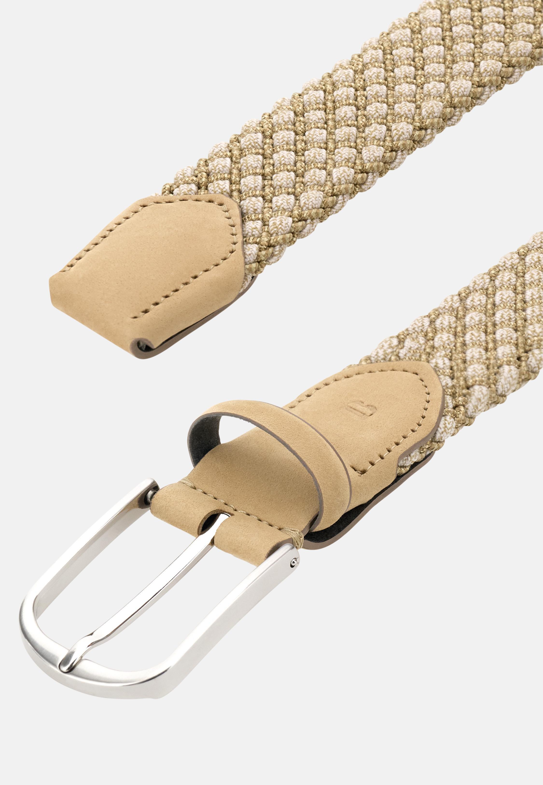 BEIGE Woven Belt in a Stretch Viscose Blend, , large image number 0