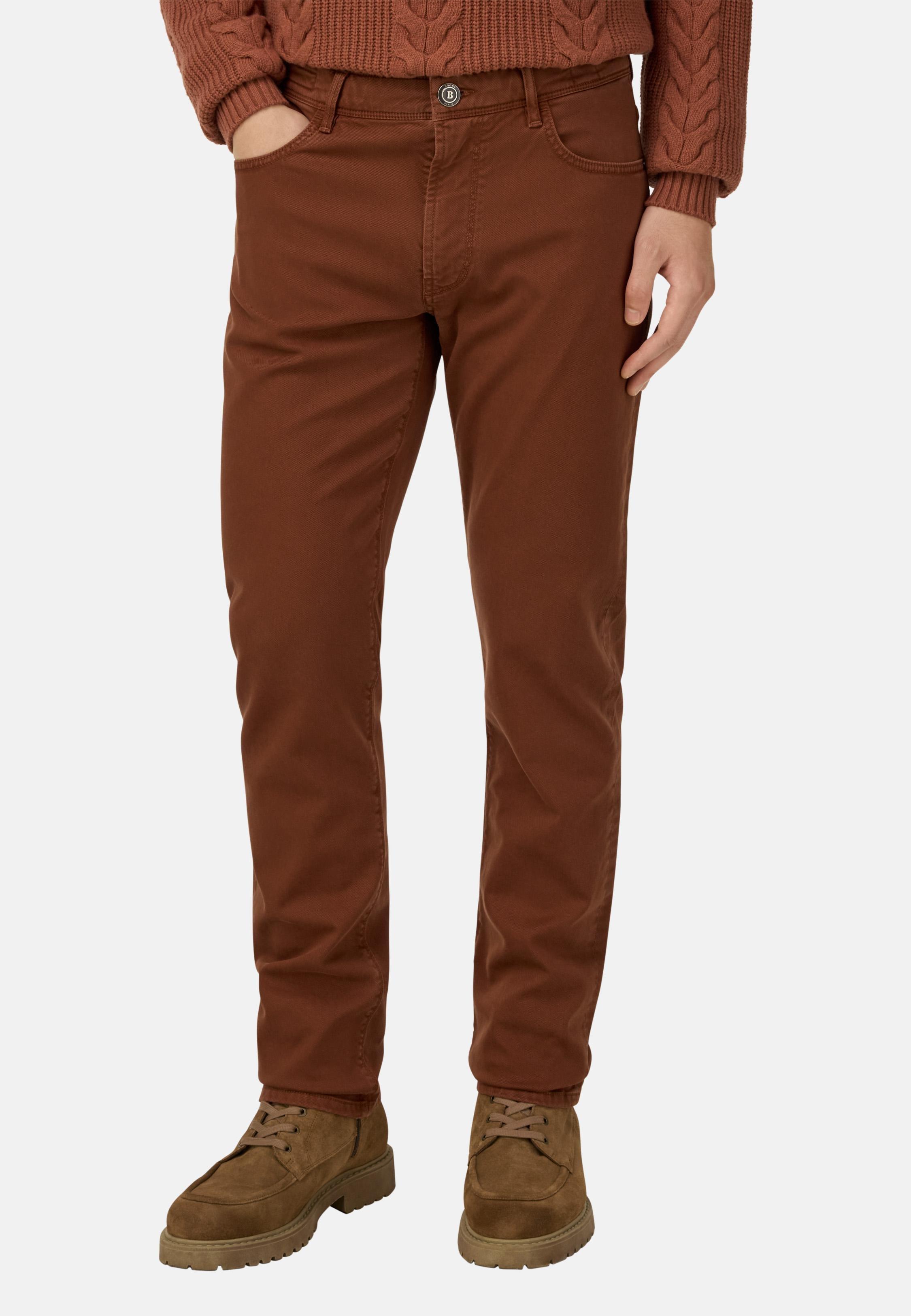 RED Stretch Cotton/Tencel Jeans, Rot, medium